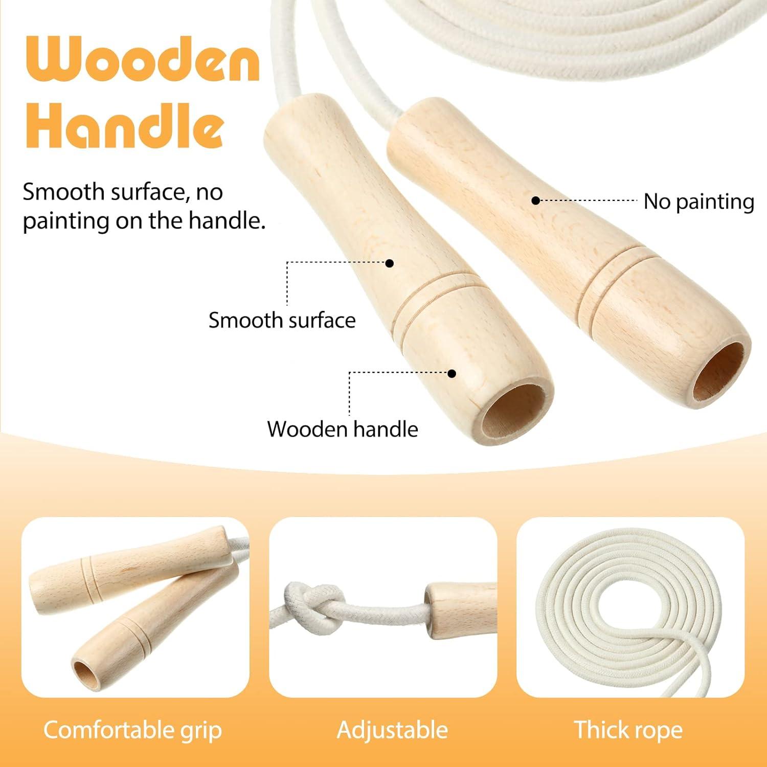 Cuerda de Saltar Ajustable para Niños Hungdao 2.5m 4 Piezas