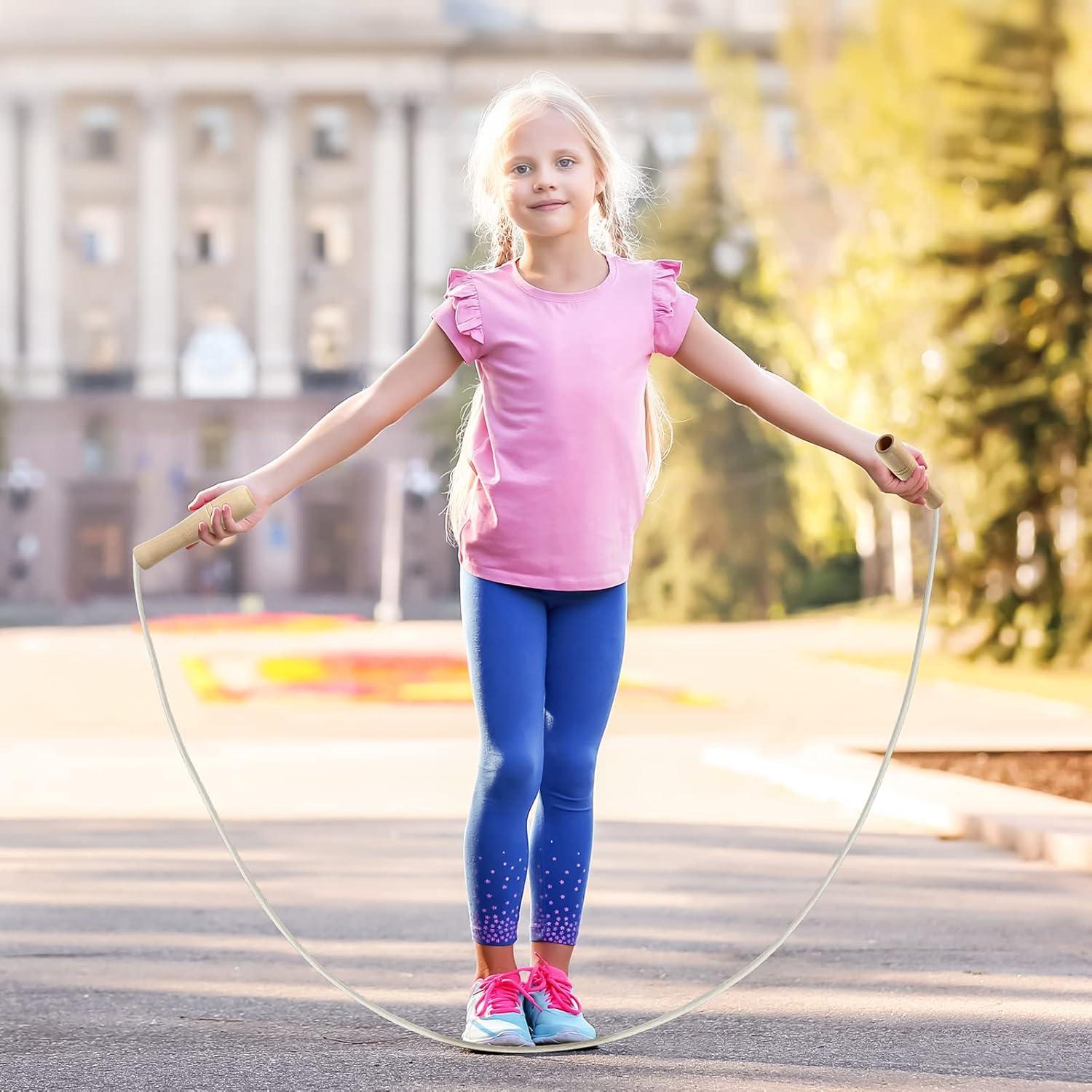 Cuerda de Saltar Ajustable para Niños Hungdao 2.5m 4 Piezas