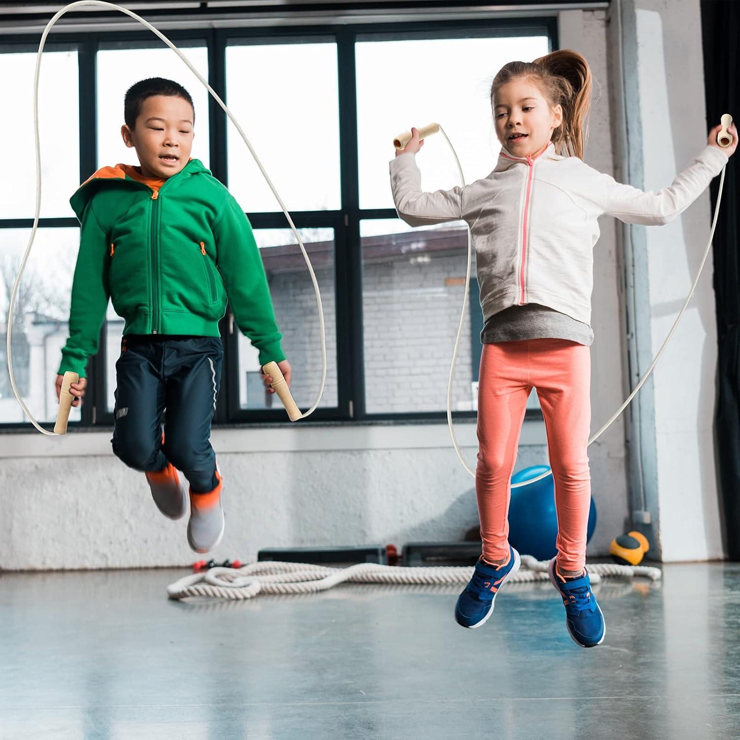 Cuerda de Saltar Ajustable para Niños Hungdao 2.5m 4 Piezas
