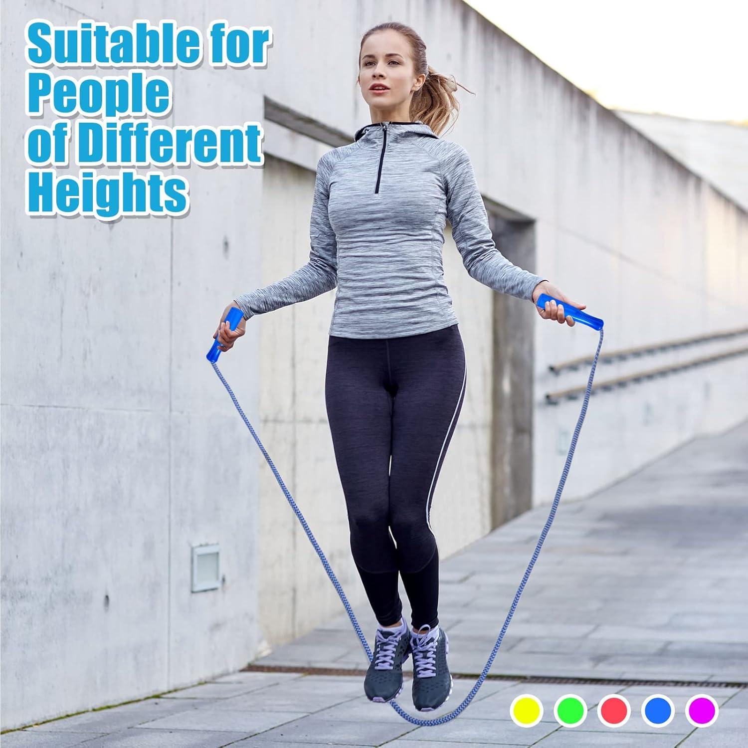 Cuerdas de Salto Arcoíris Honoson 30 Pcs 2.4m Nylon Ajustables