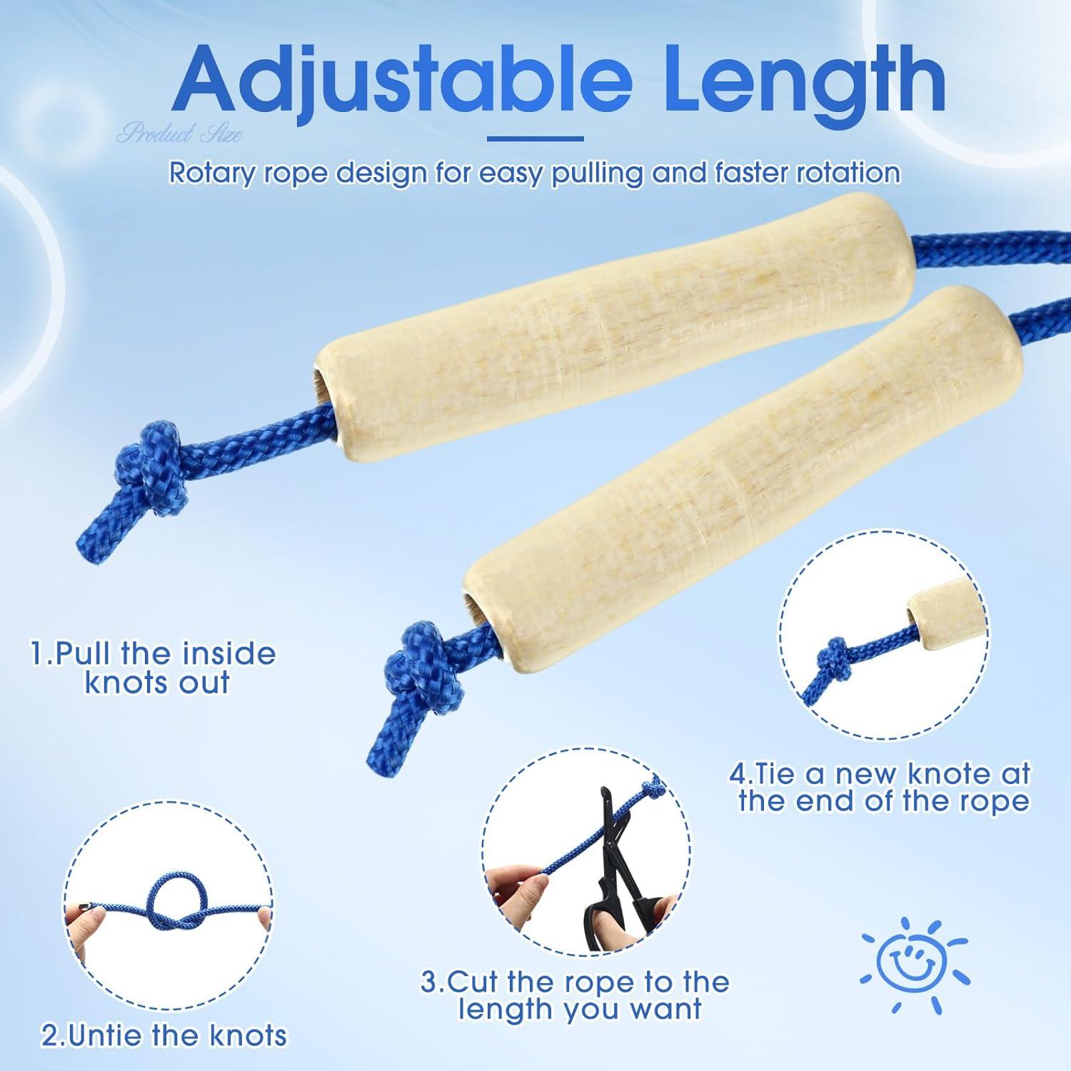 Cuerdas de Saltar Ajustables Sonwyoung 8.53 m para Niños y Adultos