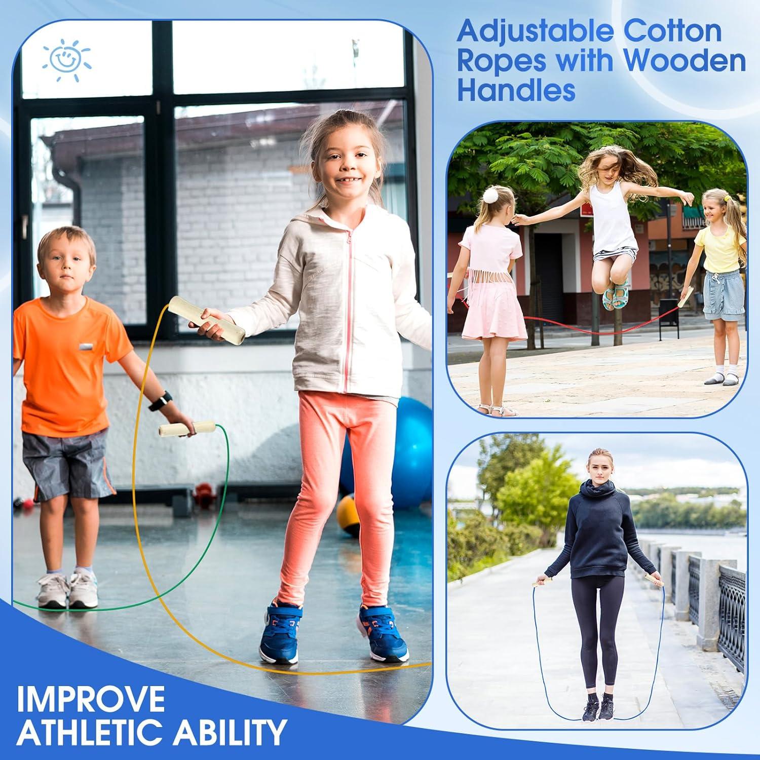 Cuerdas de Saltar Ajustables Sonwyoung 8.53 m para Niños y Adultos