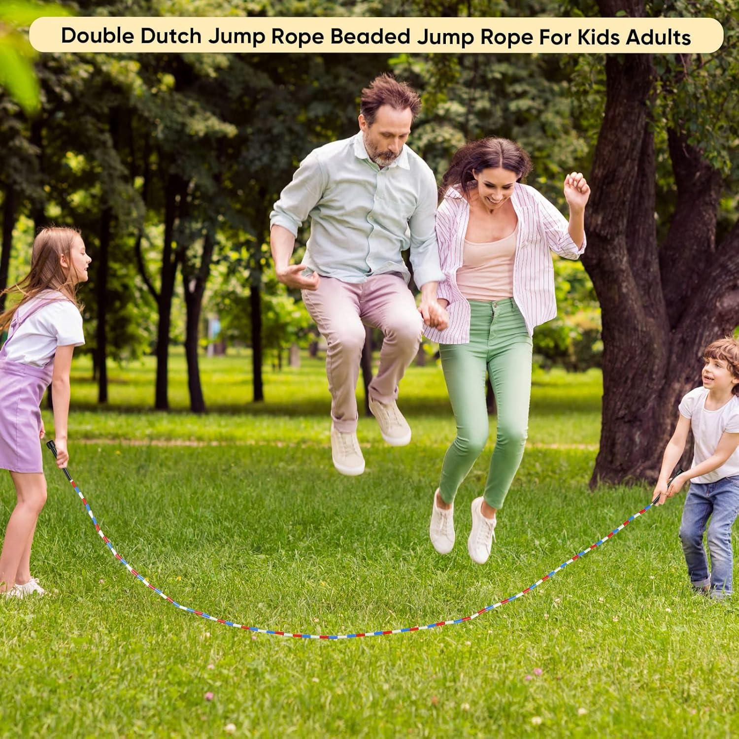 Cuerdas de Saltar Doble Dutch Zubebe 4.8m Multicolor