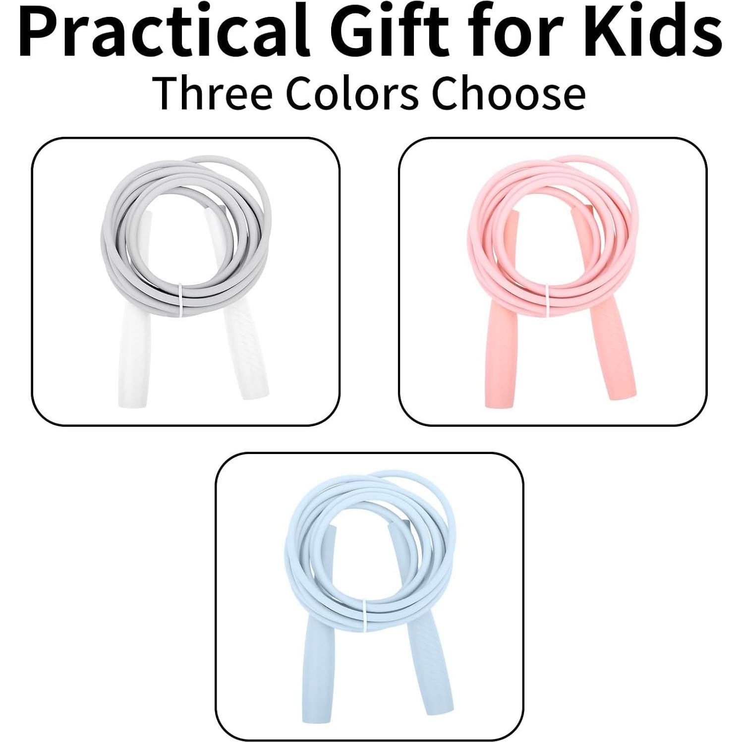 Cuerda de Saltar Ajustable Crhoeiq para Niños 3m Rosa