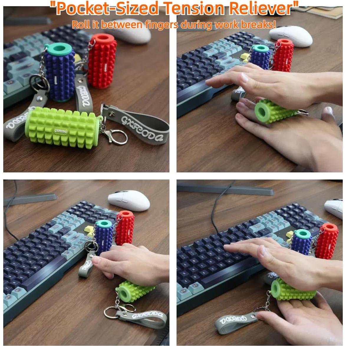 Llave de masaje GXFCODA mini rodillo de espuma verde