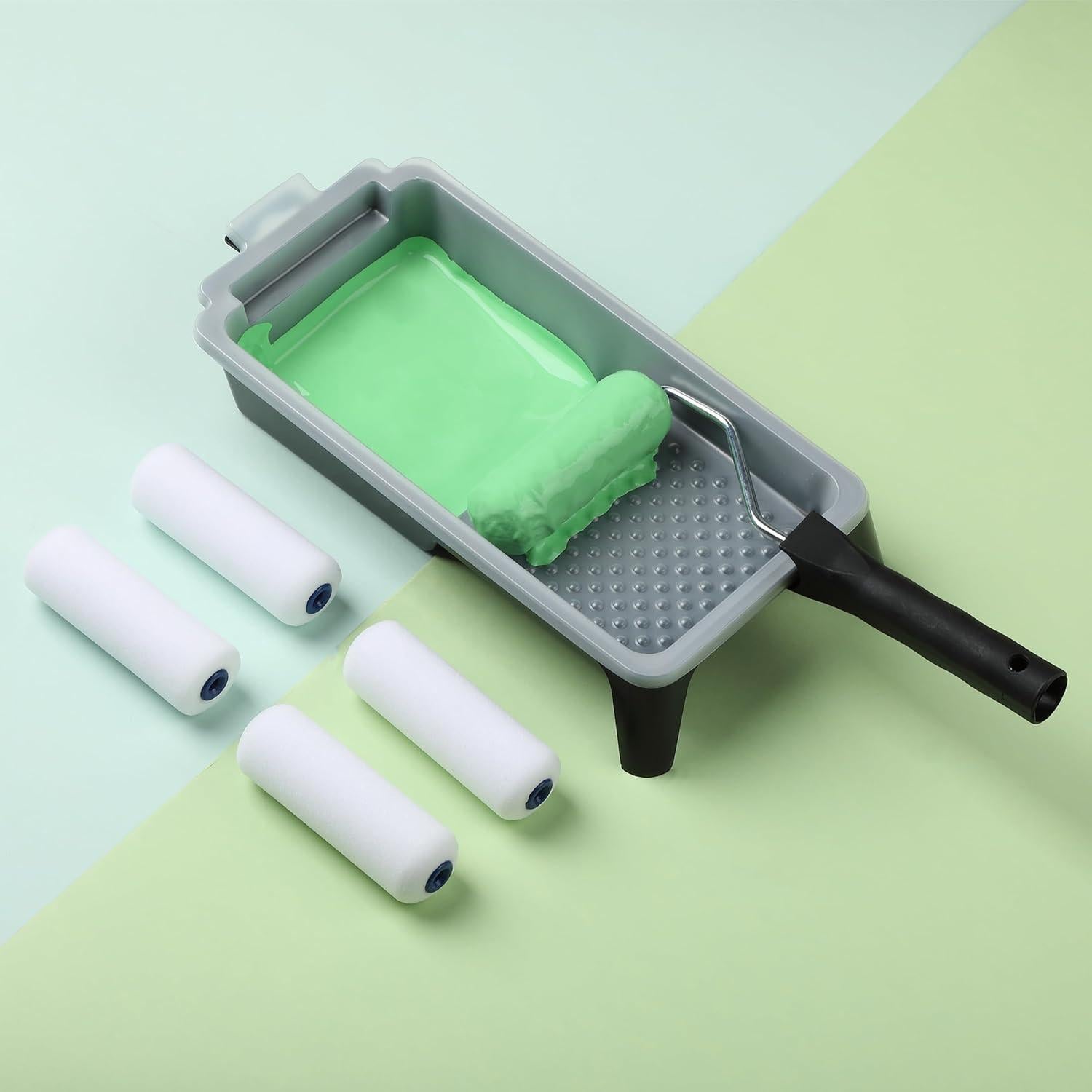 Juego de Rodillos de Pintura de Espuma Bates 4" 8 Piezas