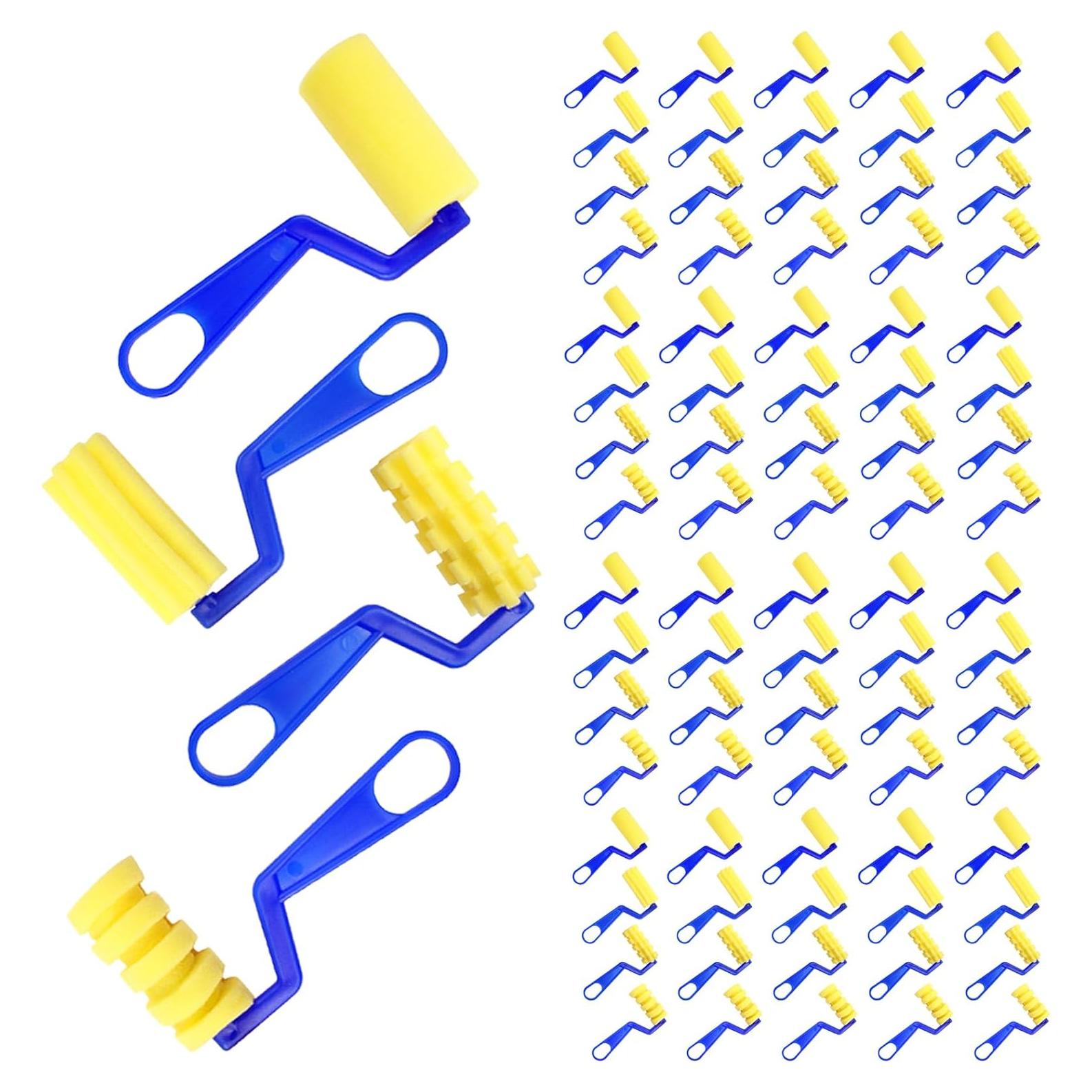 40 Rodillos de Pintura de Espuma SHANDERBAR Reutilizables 7 cm