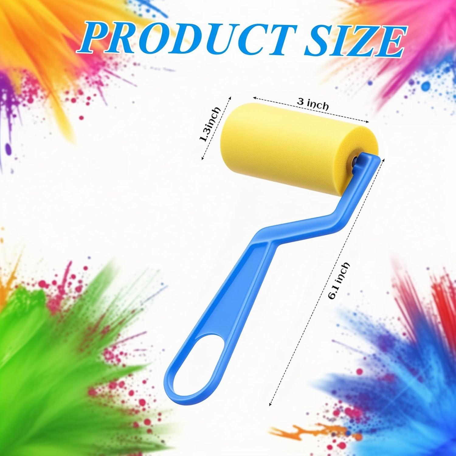 40 Rodillos de Pintura de Espuma SHANDERBAR Reutilizables 7 cm