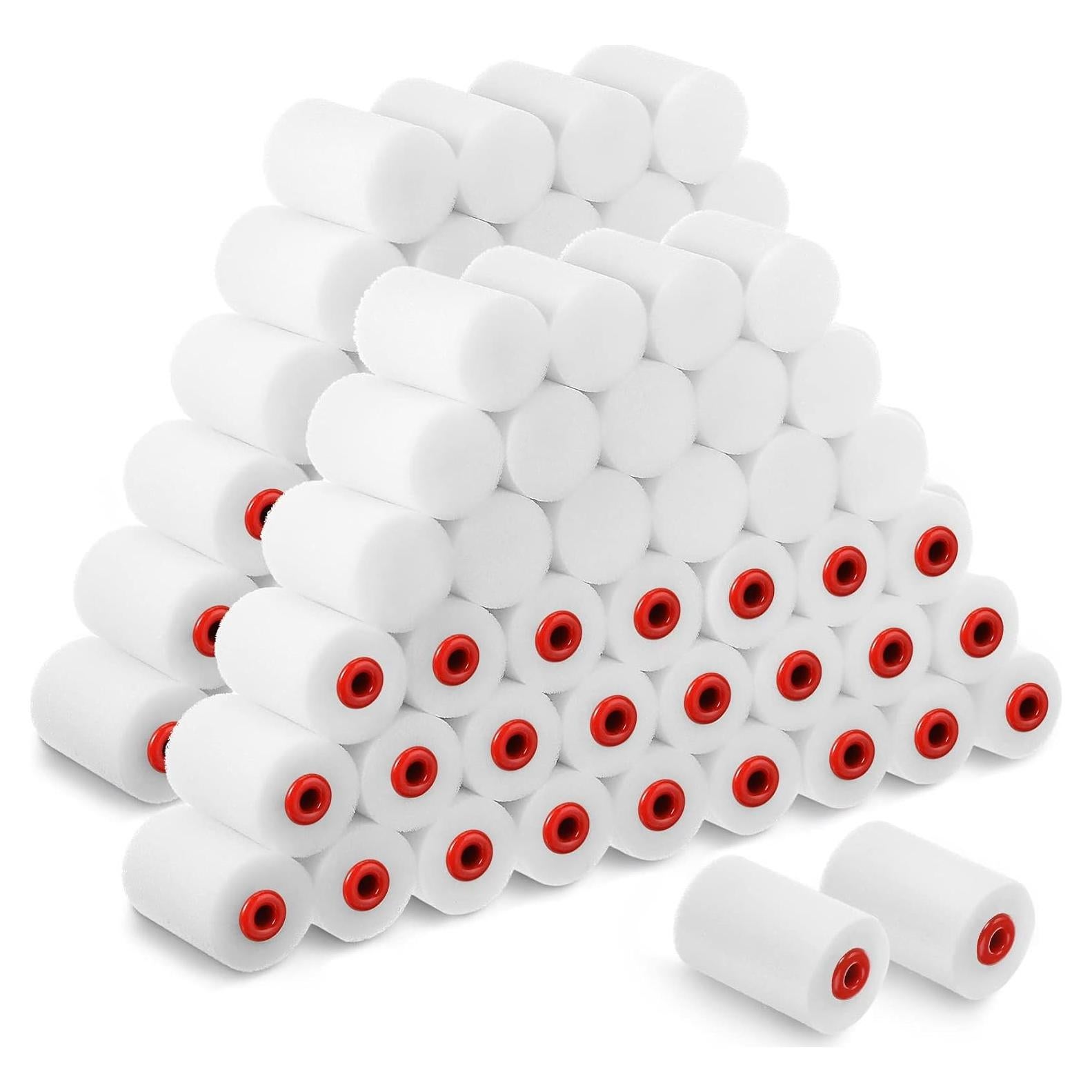 60 Cubiertas de Rodillo de Pintura de Espuma 5 cm Nuogo