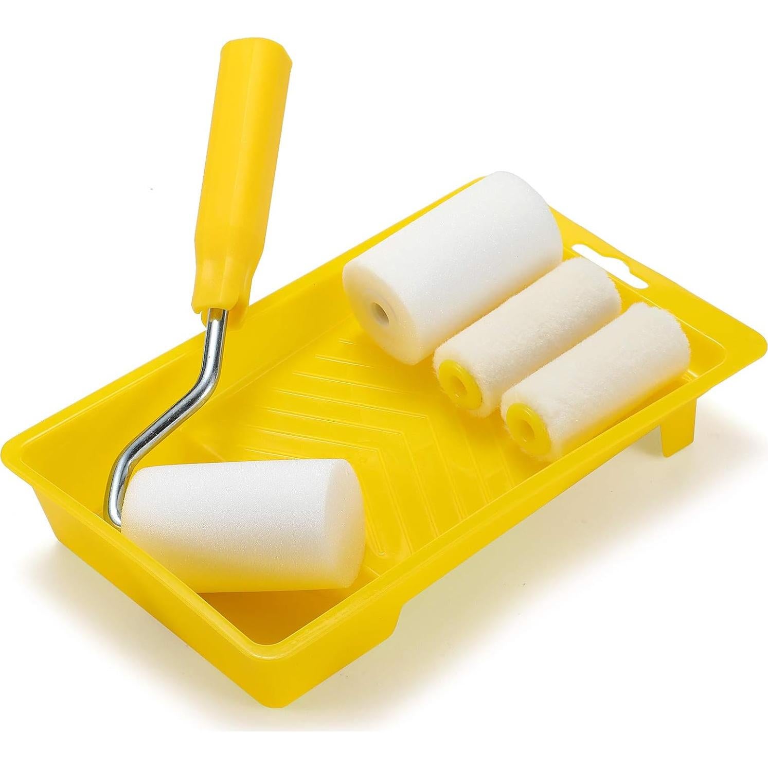 Kit Mini Rodillo de Pintura NANJA 2" con Bandeja y Fundas