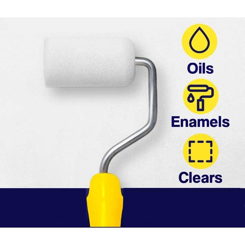 Kit Mini Rodillo de Pintura RZJZGZ 5 cm con Bandeja y Fundas