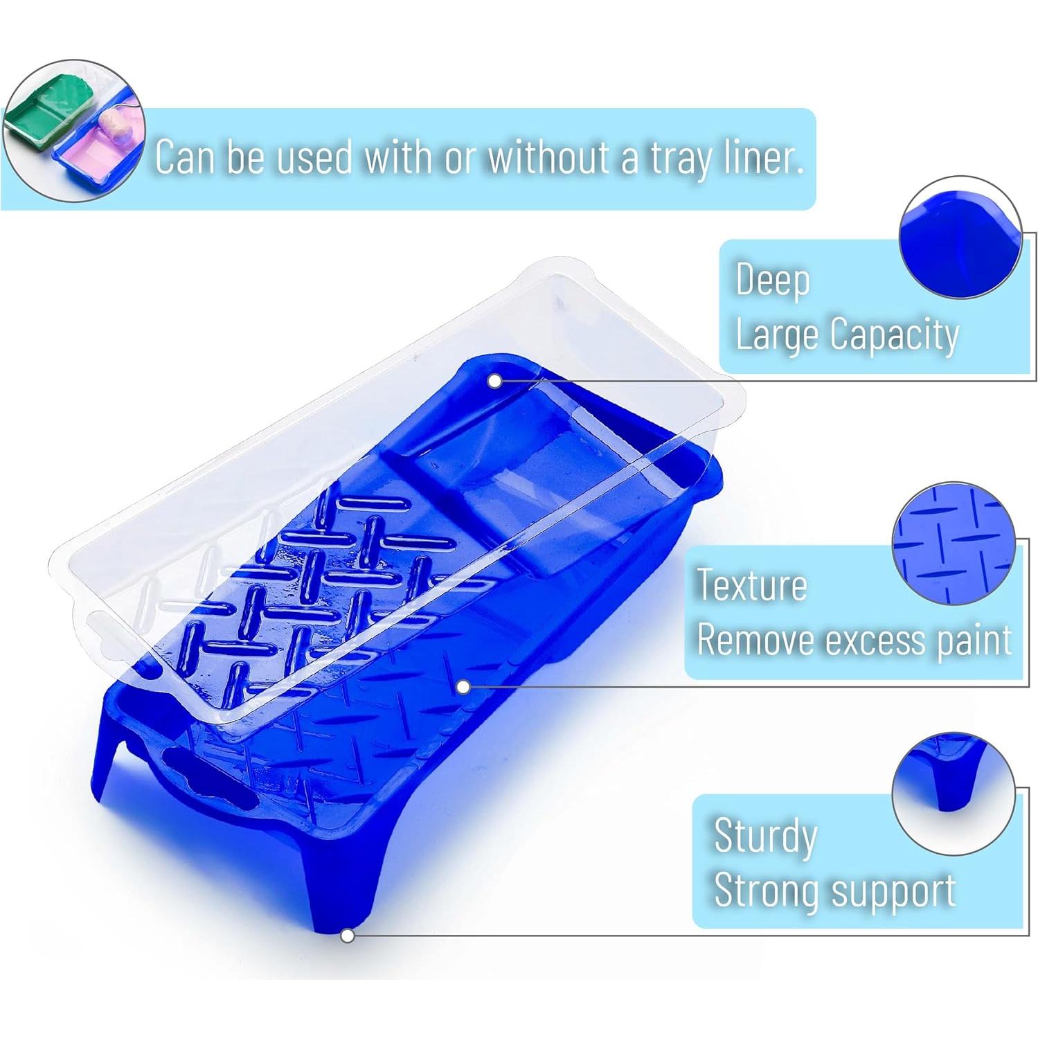 Kit de Rodillo de Pintura de Espuma Bates 10 Piezas 2"