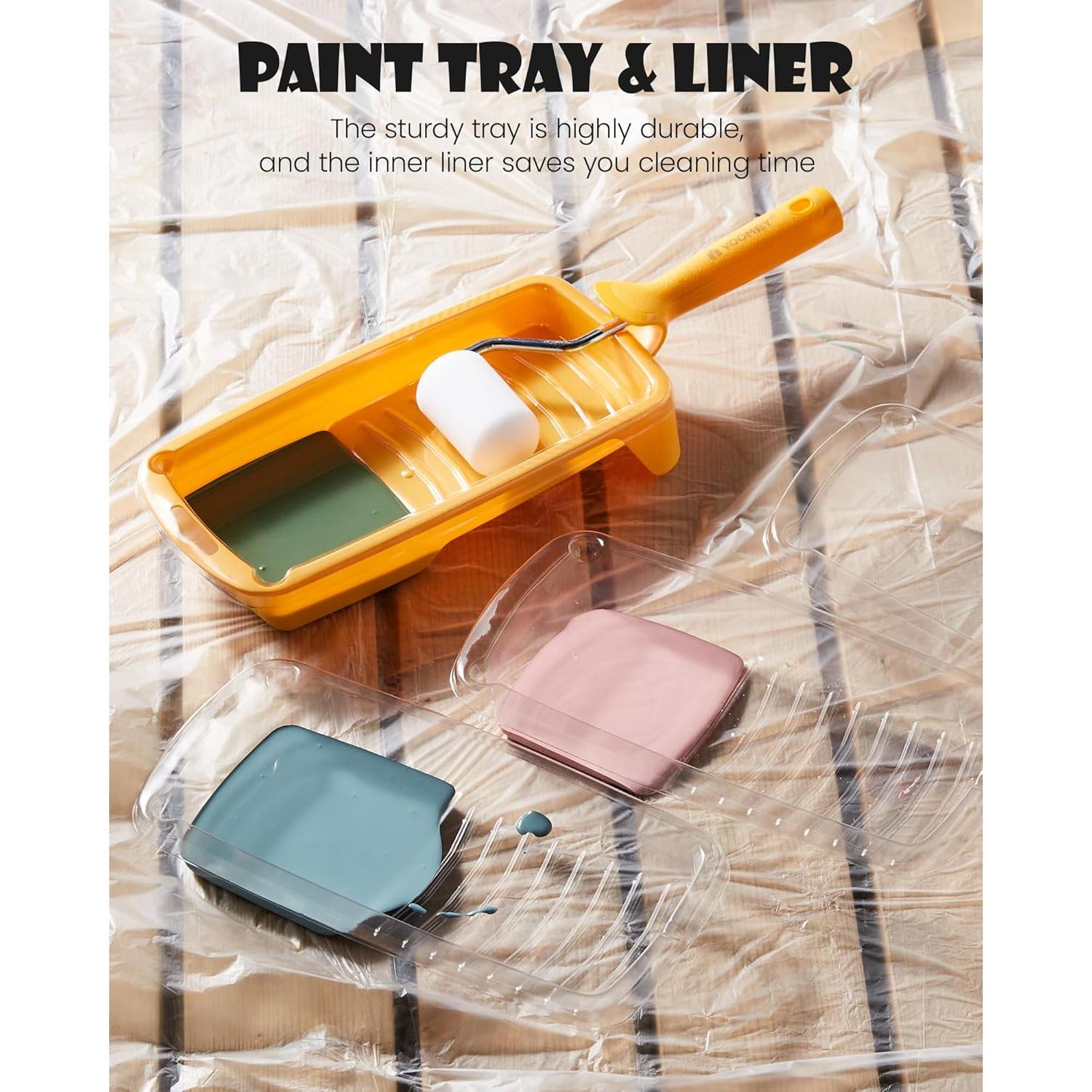 Kit de Rodillos de Pintura Mini Voomey 12 Piezas 5 cm