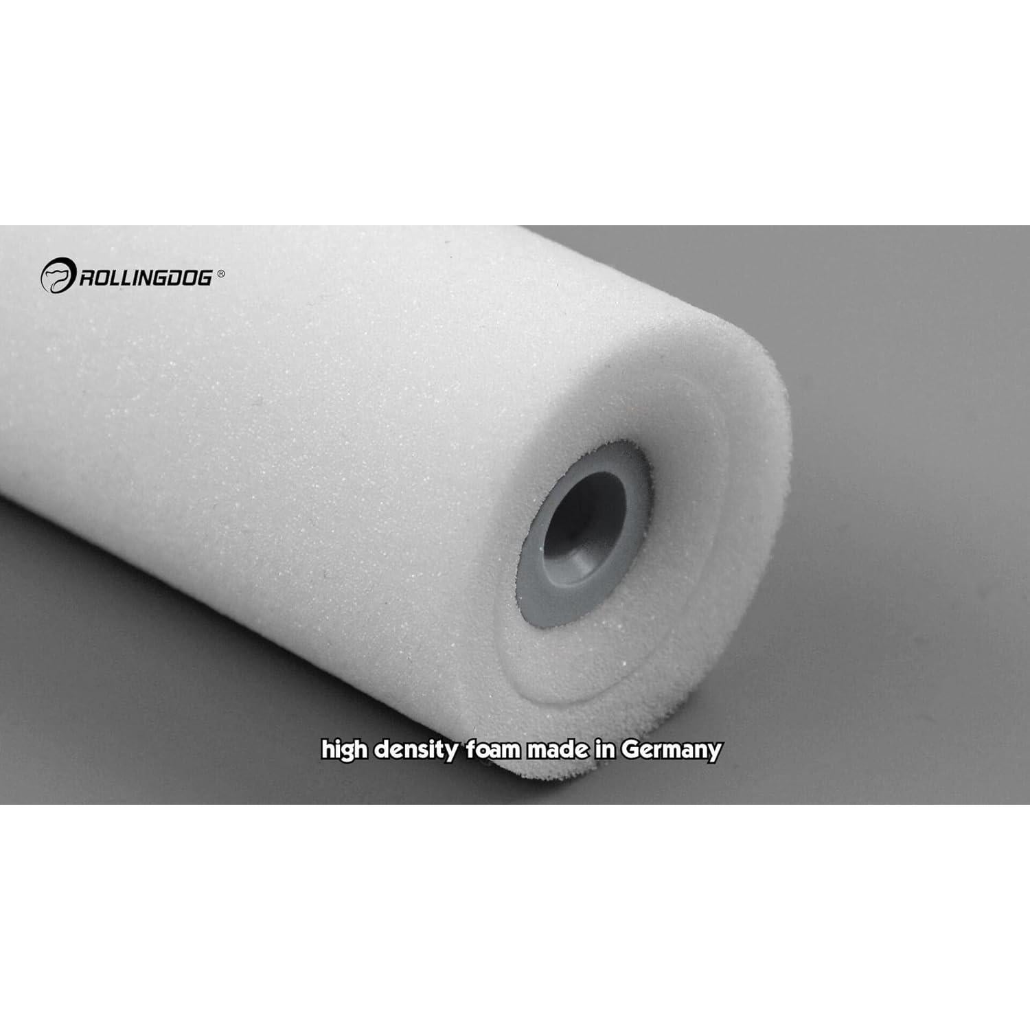 Rodillos de Pintura Mini Espuma ROLLINGDOG 8Pcs 2" Convexo