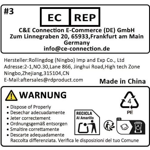 Rodillos de Pintura Mini Espuma ROLLINGDOG 8Pcs 2" Convexo