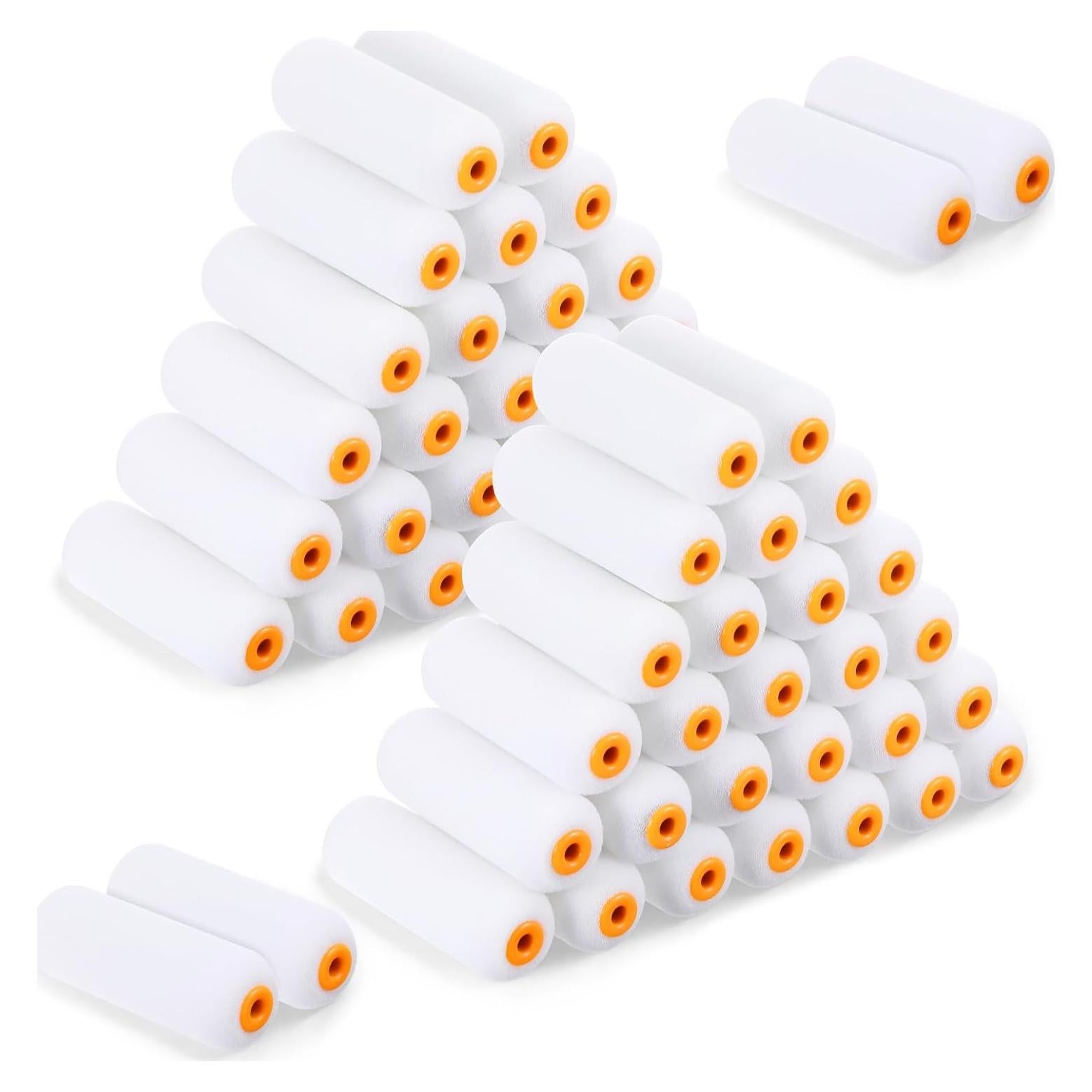 Kit de Rodillos de Pintura de Espuma COMNICO 50 Pcs 10.3 cm