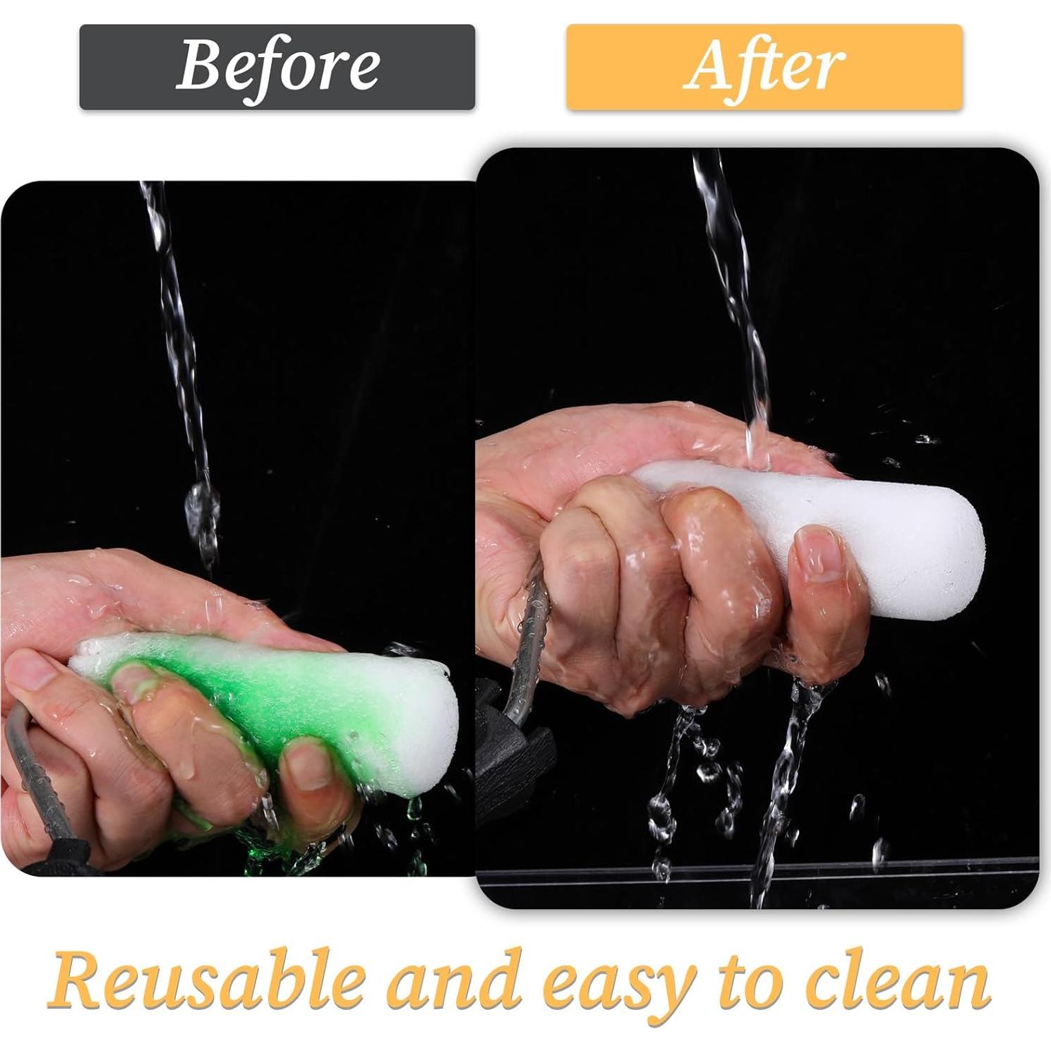 Kit de Rodillos de Pintura de Espuma COMNICO 50 Pcs 10.3 cm