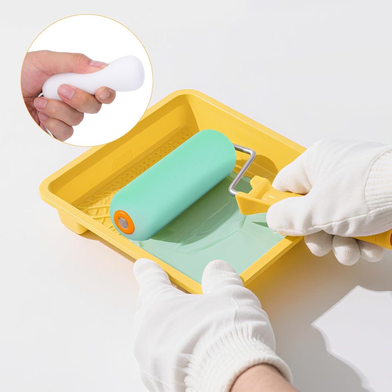 Kit de Rodillos de Pintura de Espuma COMNICO 50 Pcs 10.3 cm