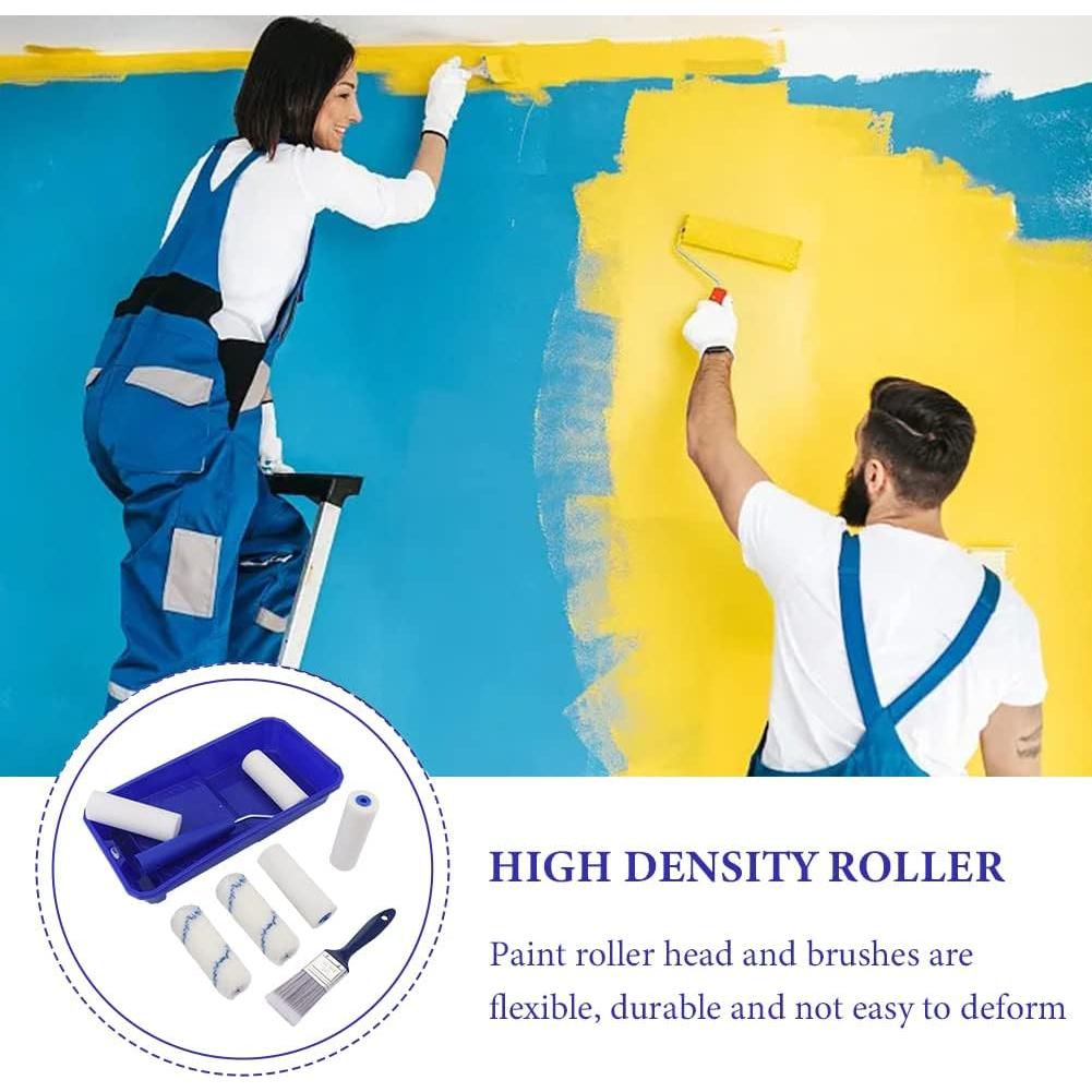 Kit Mini de Rodillos de Pintura 9 Piezas para DIY - Multicolor