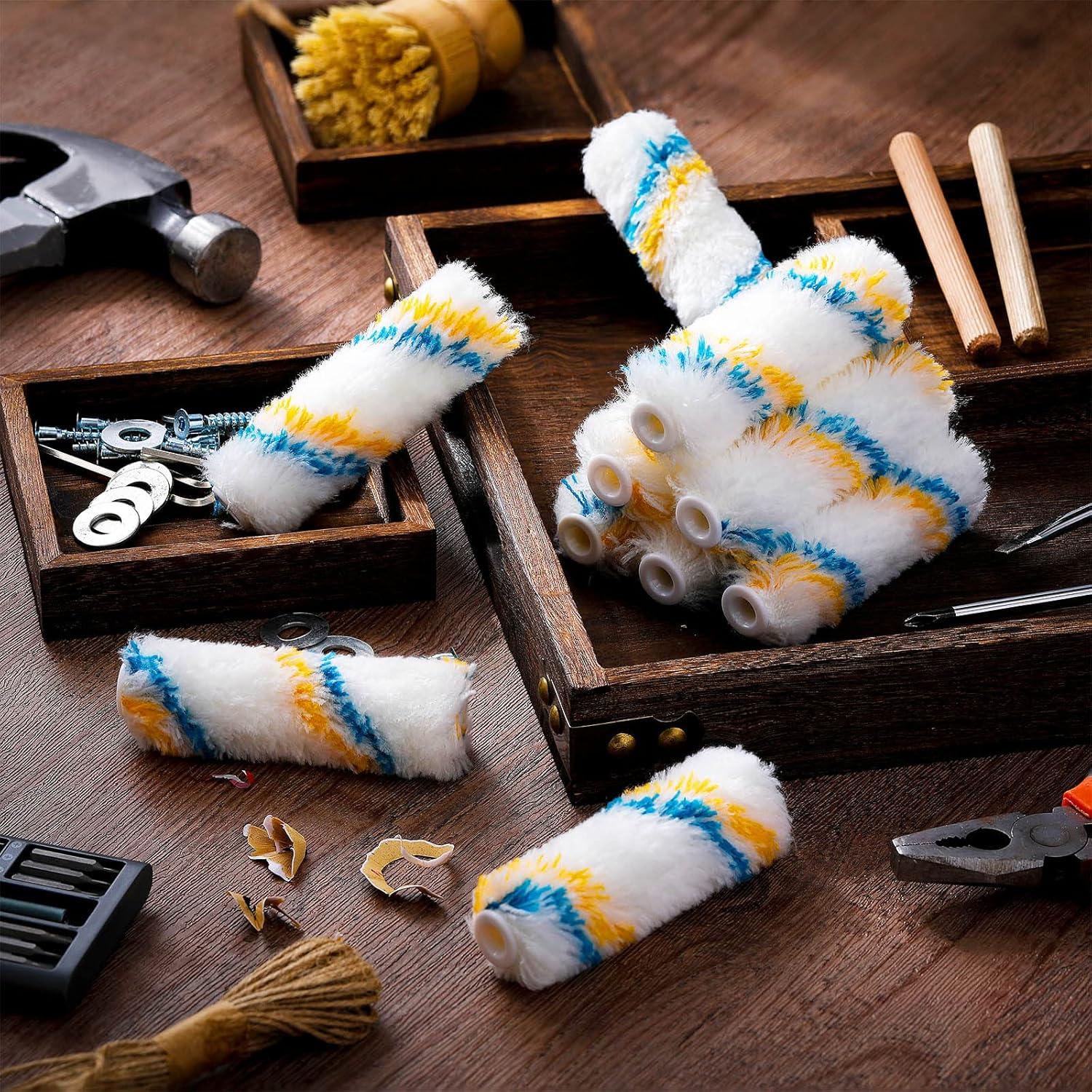 Juego de 100 Mini Rodillos de Pintura 10.16 cm Yoande