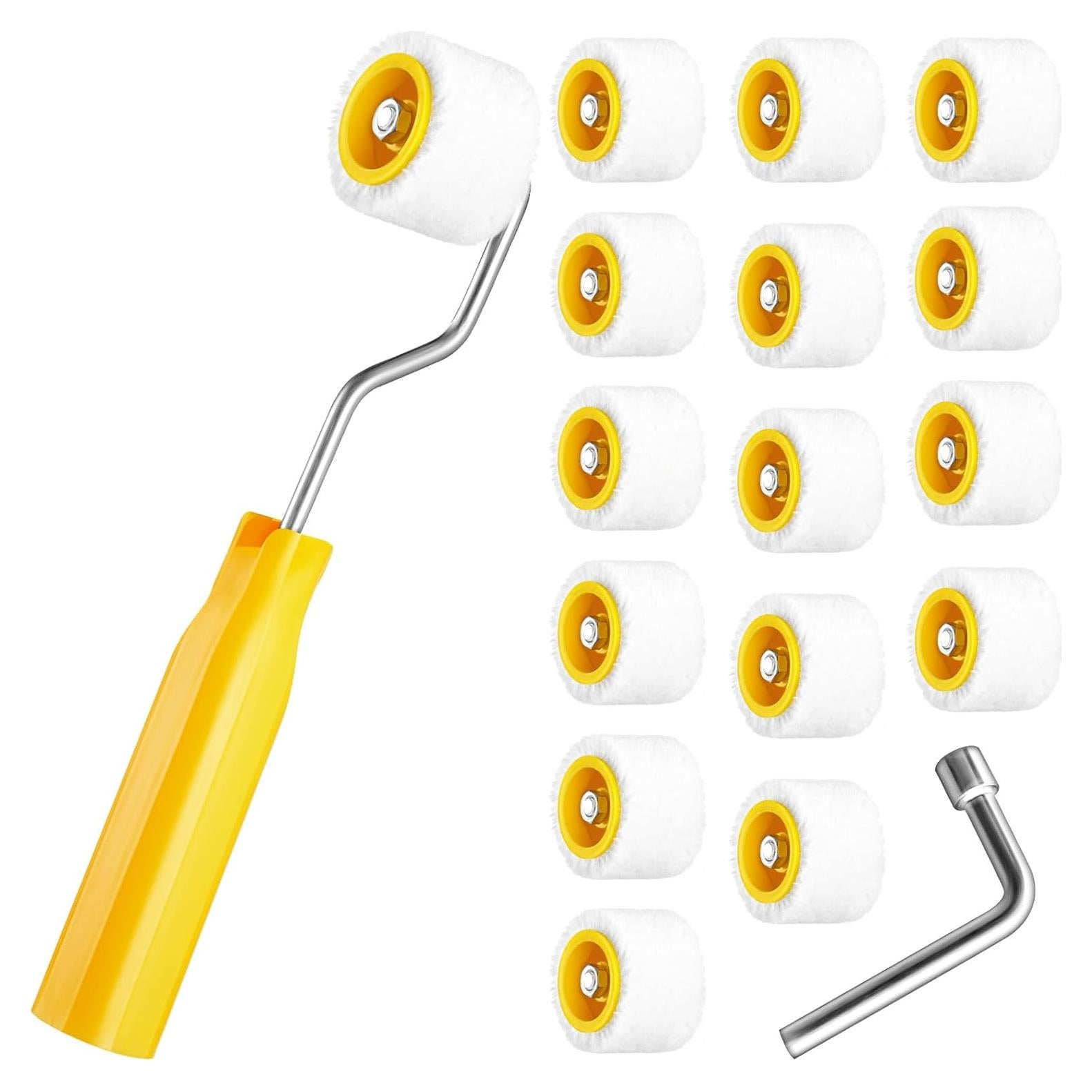 Mini Rodillo de Pintura Honeydak 16 Piezas 2.03 cm