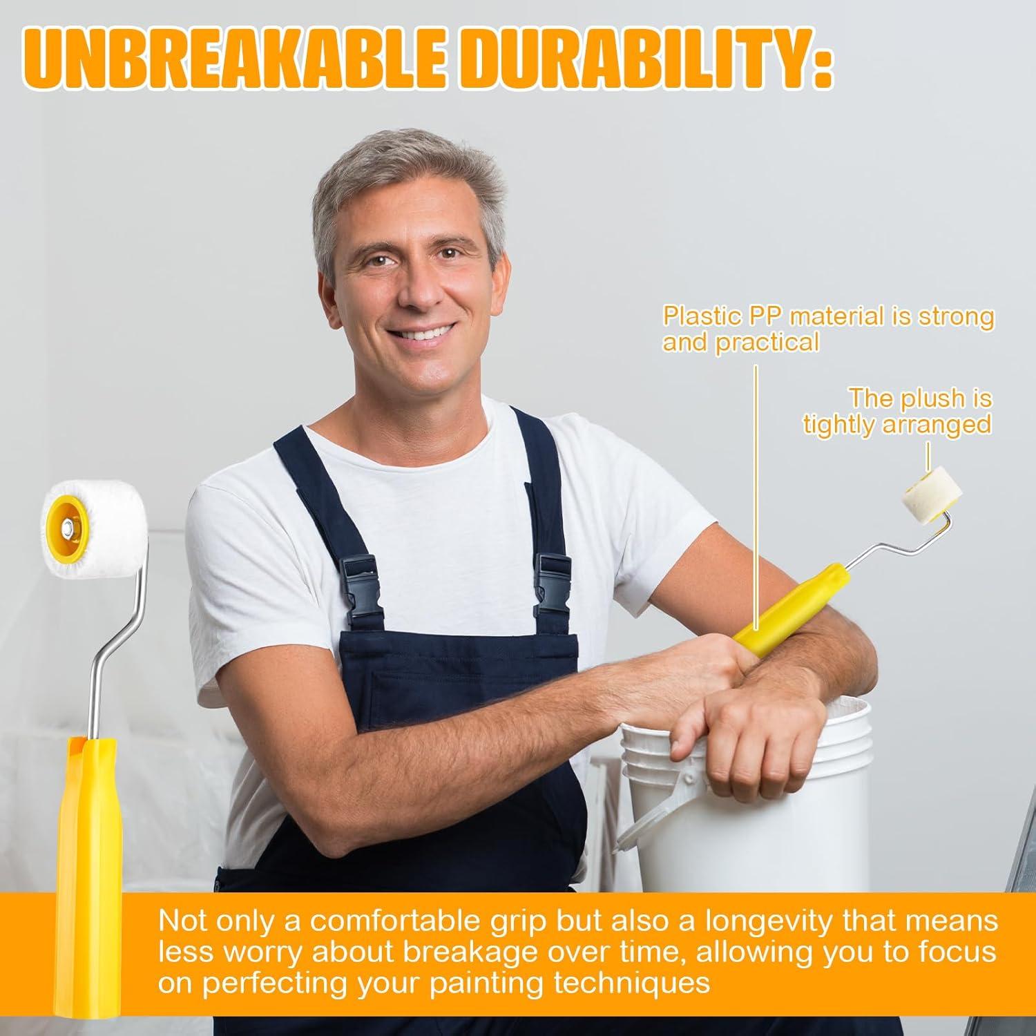 Mini Rodillo de Pintura Honeydak 16 Piezas 2.03 cm