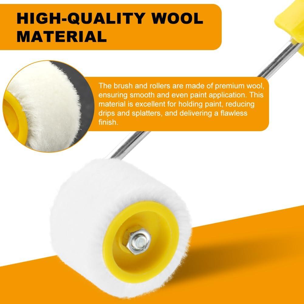 Set de Rodillos Mini y Pincel Velarionna para Pintura de Precisión