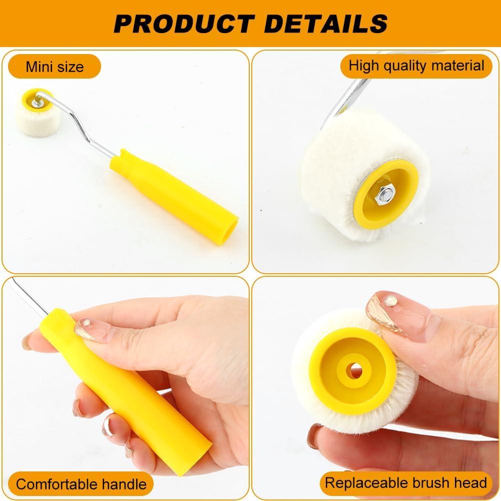 Set de Rodillos Mini y Pincel Velarionna para Pintura de Precisión