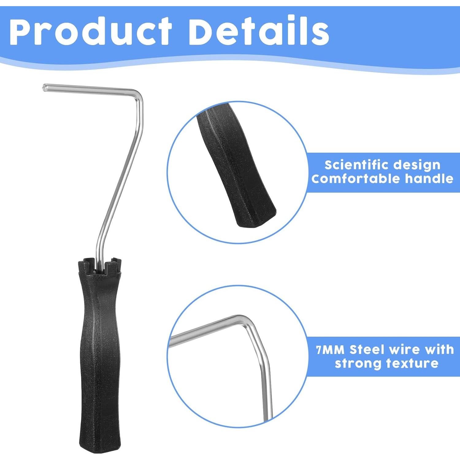 Set de 10 Mangos de Rodillo de Pintura FdcZeyxior 30.48cm