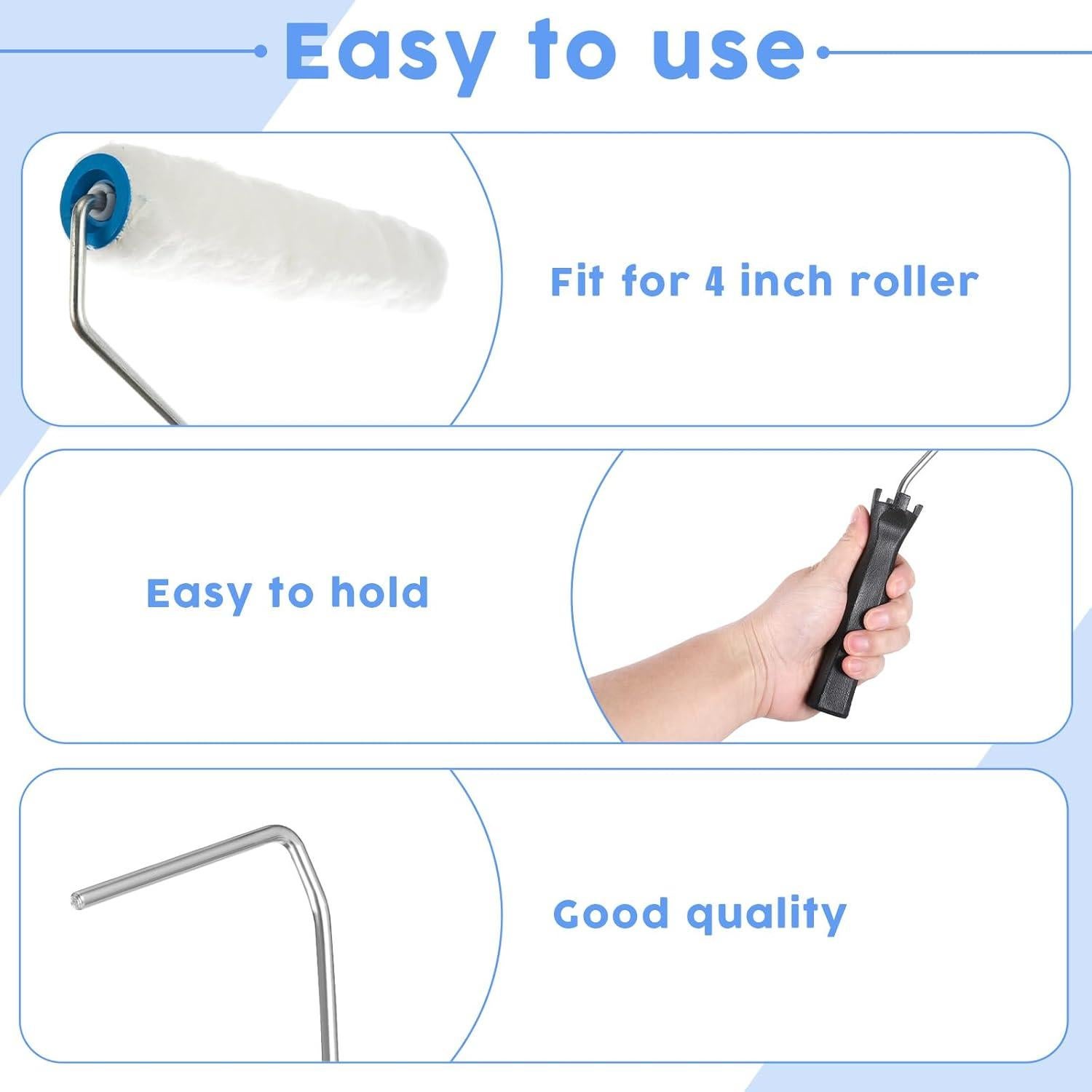 Set de 10 Mangos de Rodillo de Pintura FdcZeyxior 30.48cm