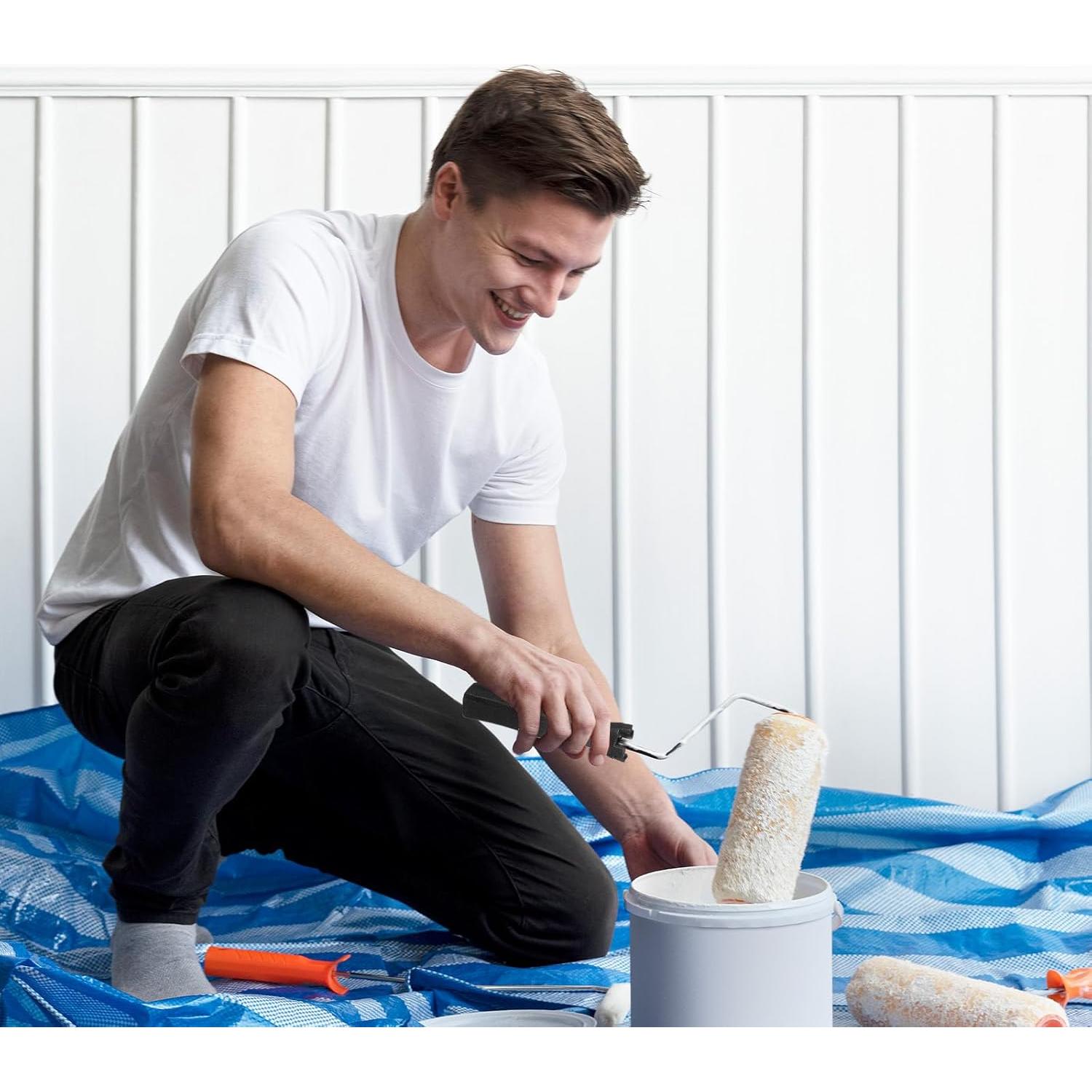 Set de 10 Mangos de Rodillo de Pintura FdcZeyxior 30.48cm