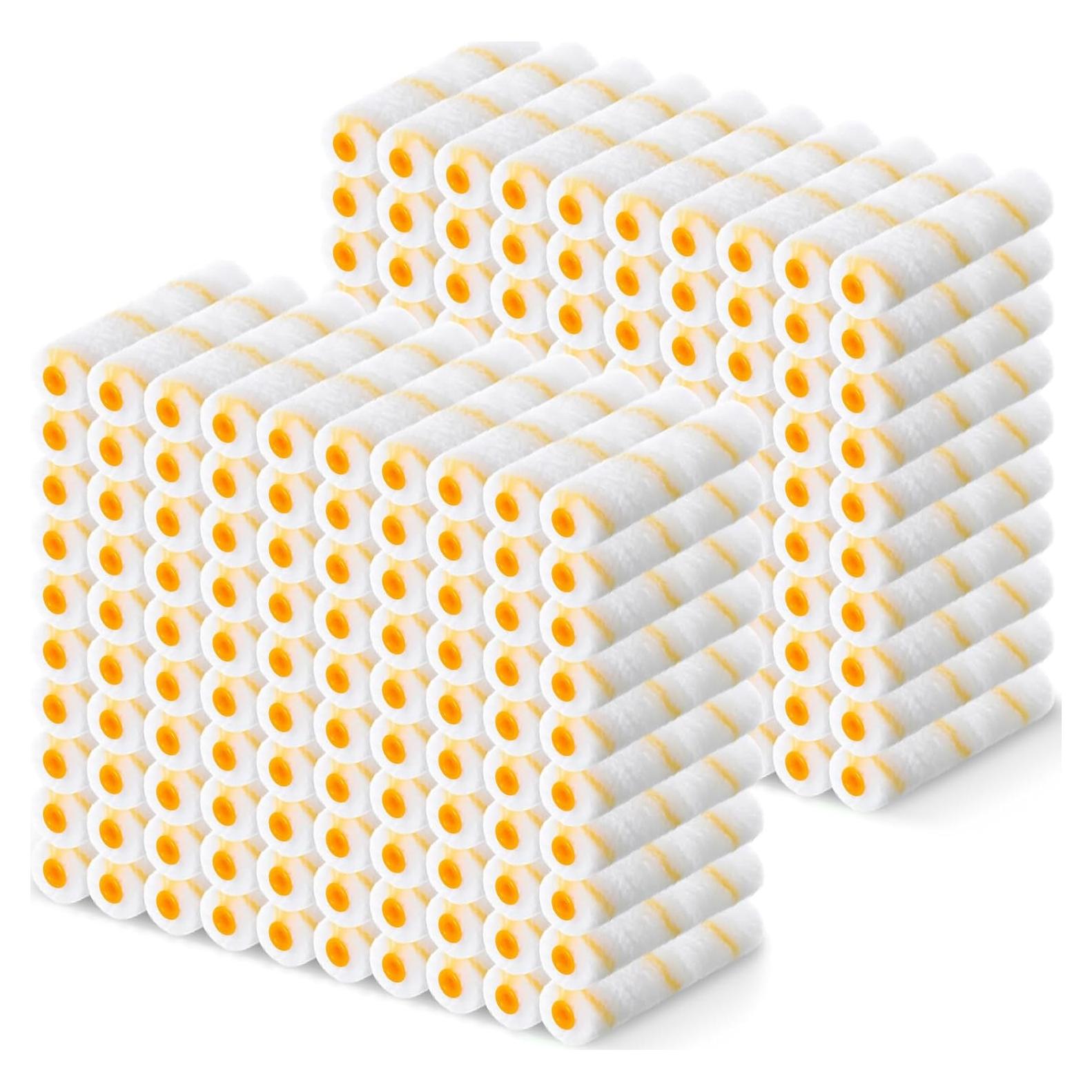 Leumoi 150 Recargas Rodillos Pintura Microfibra 15.24 cm Amarillo