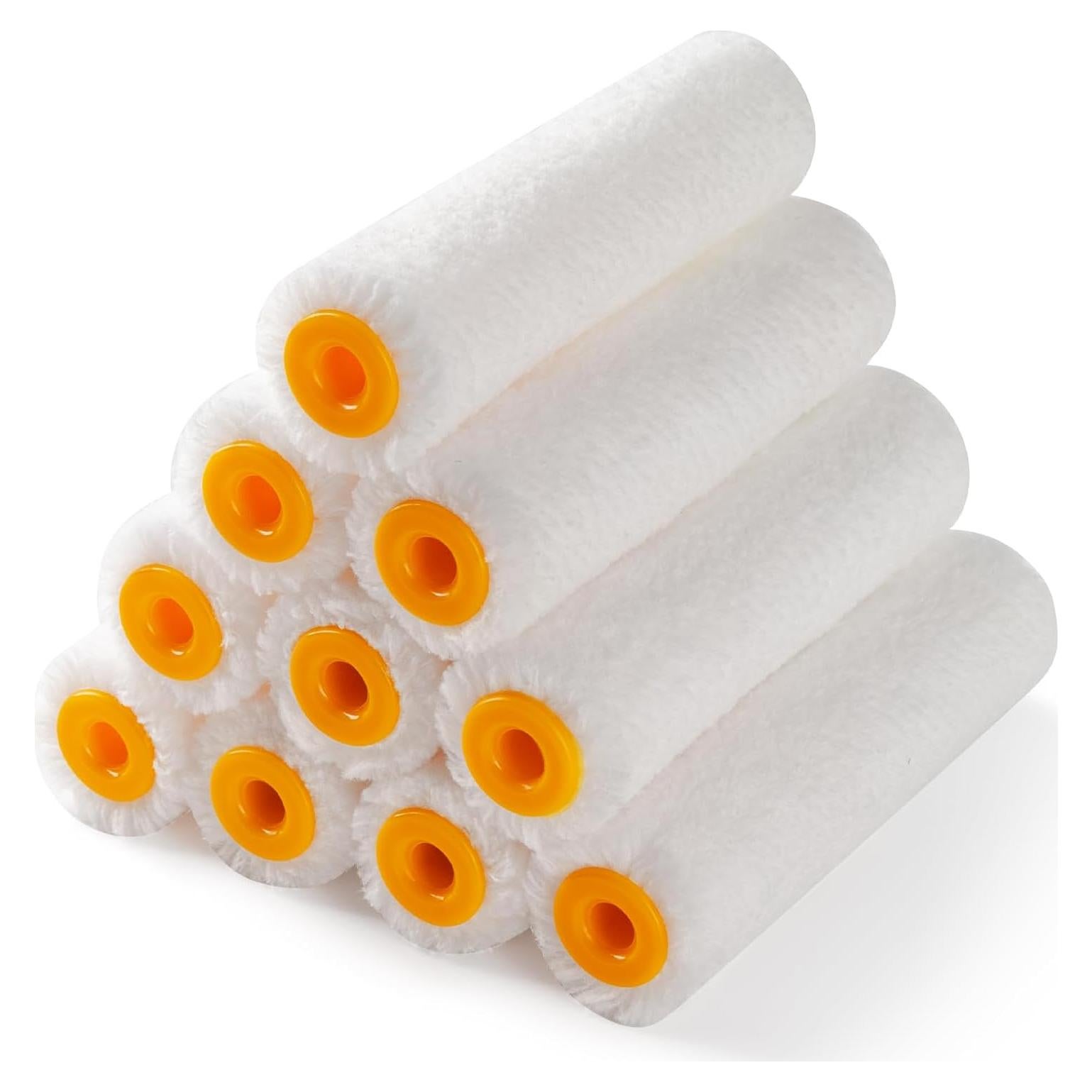 Fundas de Rodillo de Pintura Mister Rui 10 Piezas 4" Microfibra