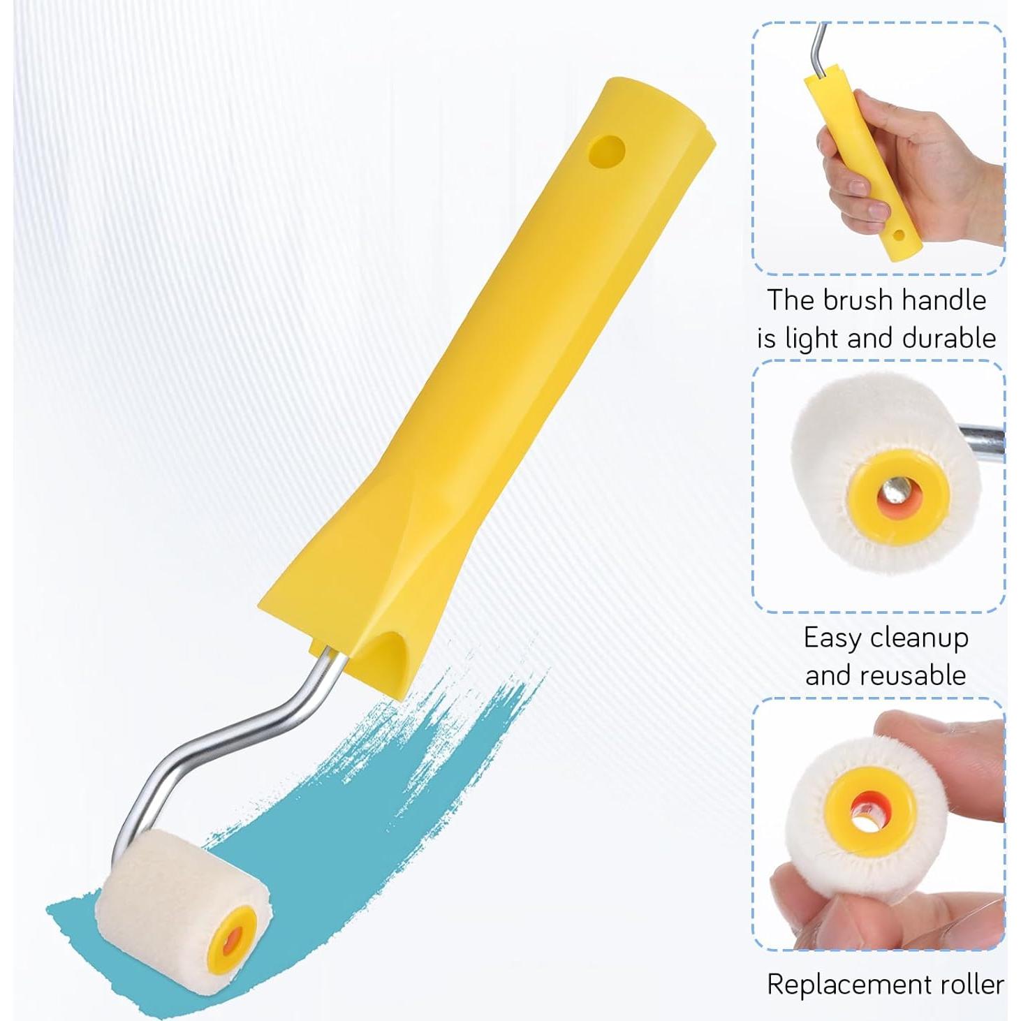 Mini Rodillos de Pintura Aysatogc 20cm + 4 Rodillos 2.6cm