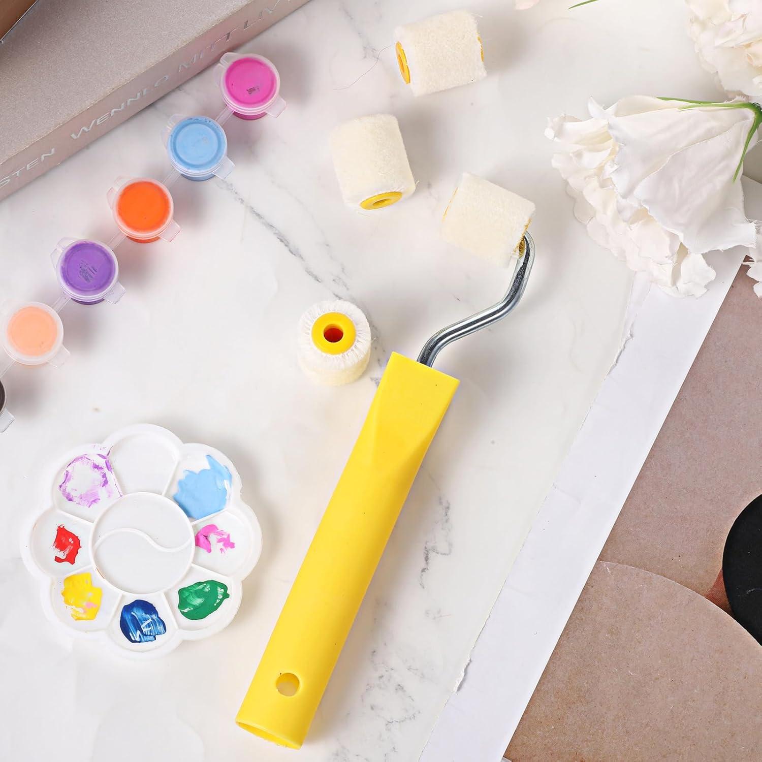 Mini Rodillos de Pintura Aysatogc 20cm + 4 Rodillos 2.6cm