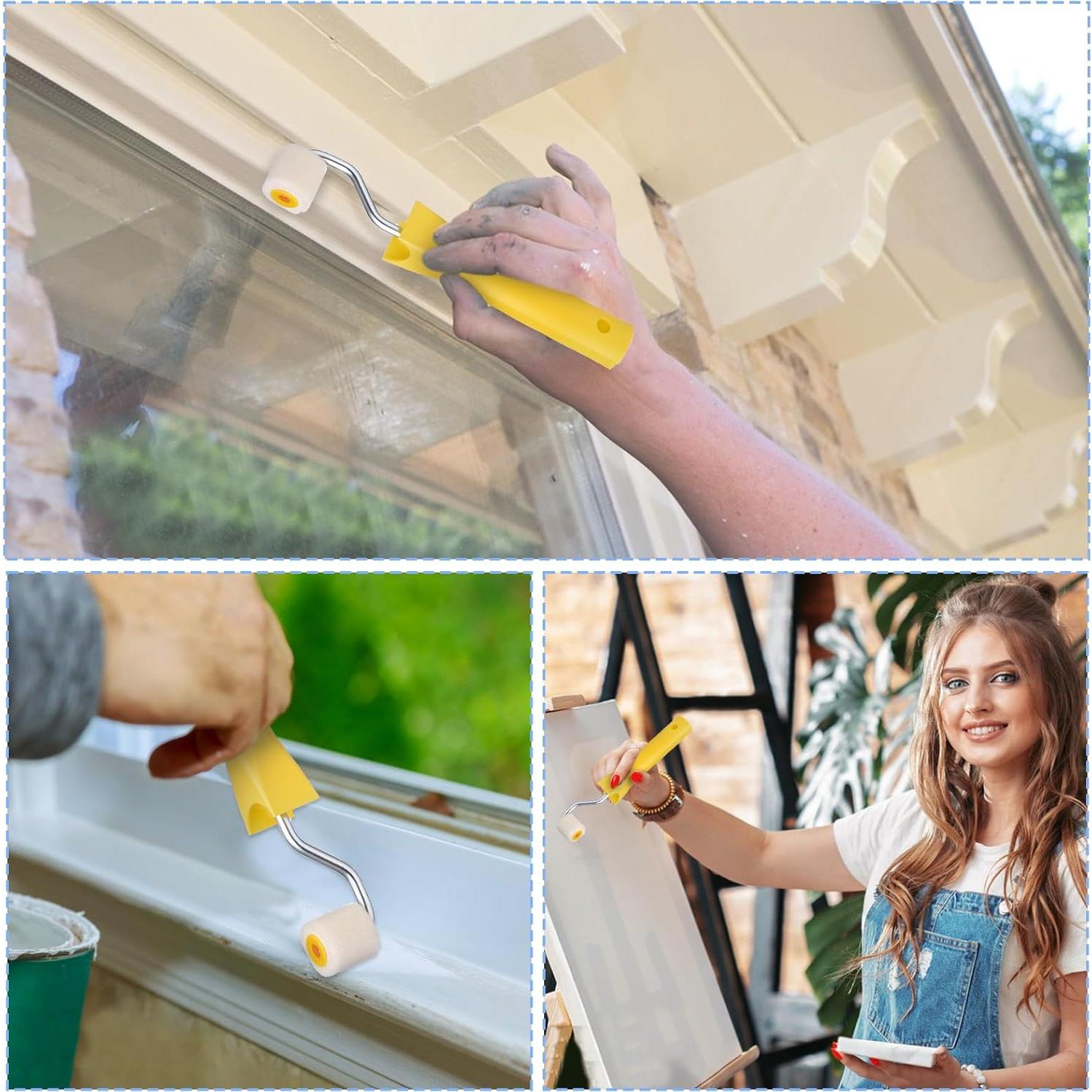 Mini Rodillos de Pintura Aysatogc 20cm + 4 Rodillos 2.6cm