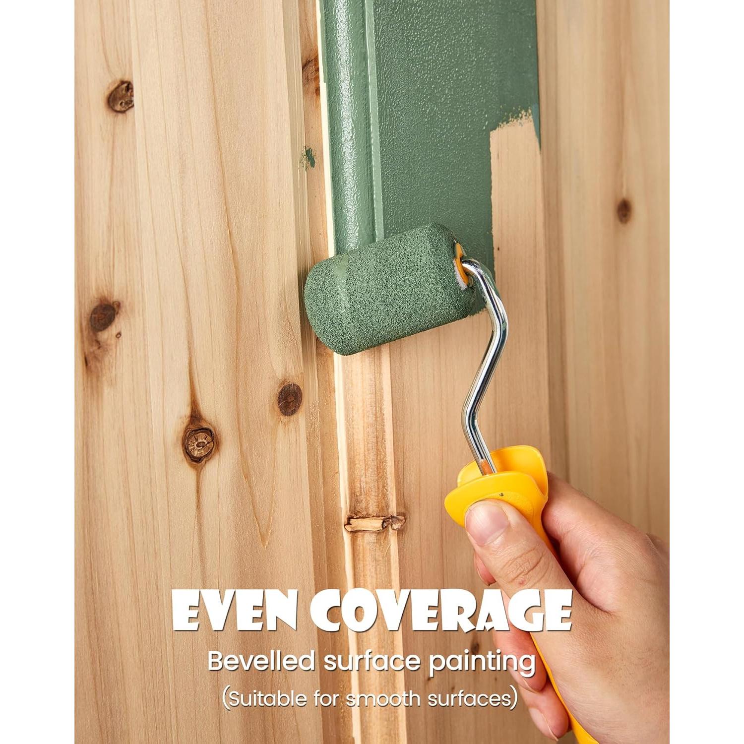 Rodillos de Pintura Mini Voomey 5 cm, Paquete de 20, Reutilizables