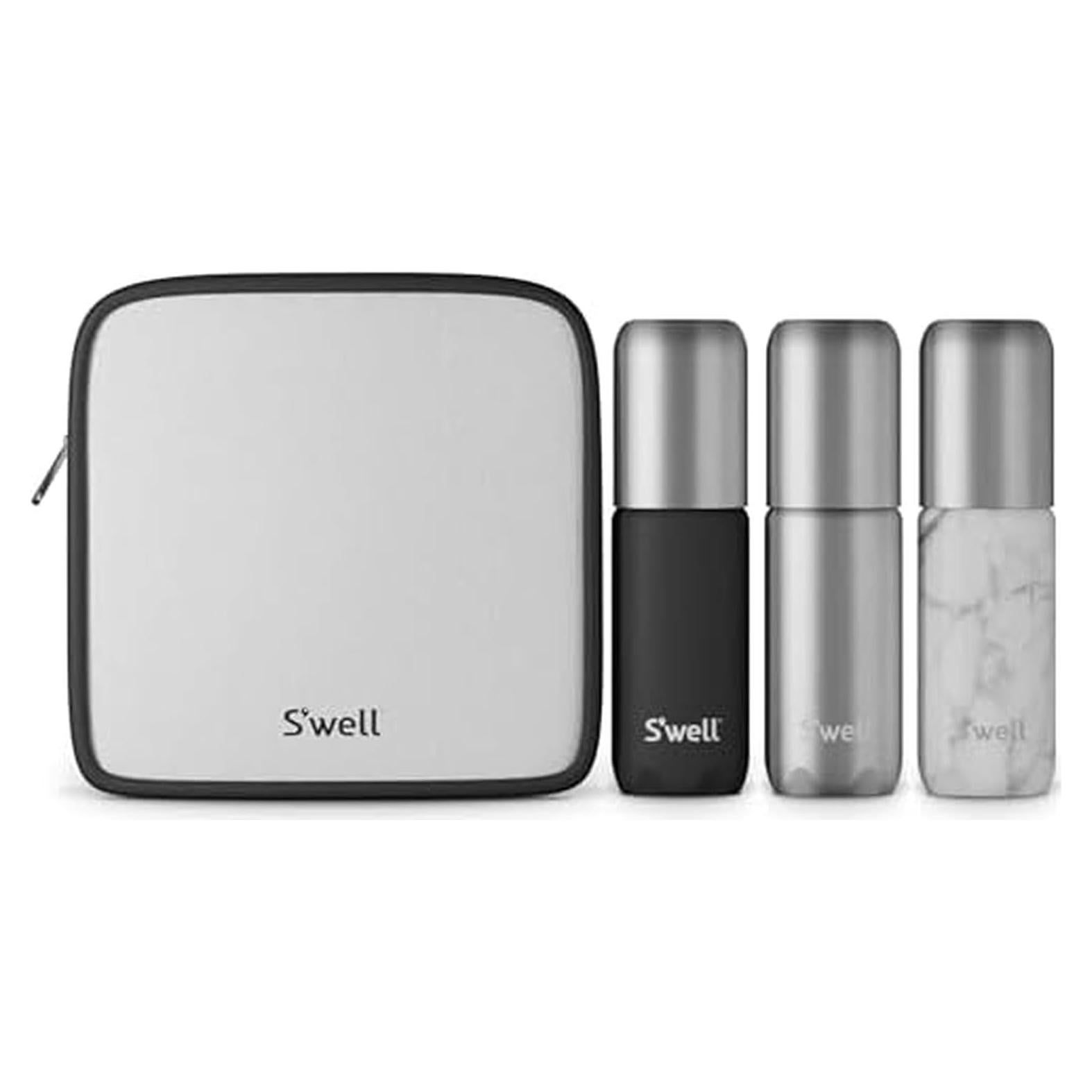 Juego de Botellas de Viaje S'well 100ml - Aluminio a Prueba de Fugas