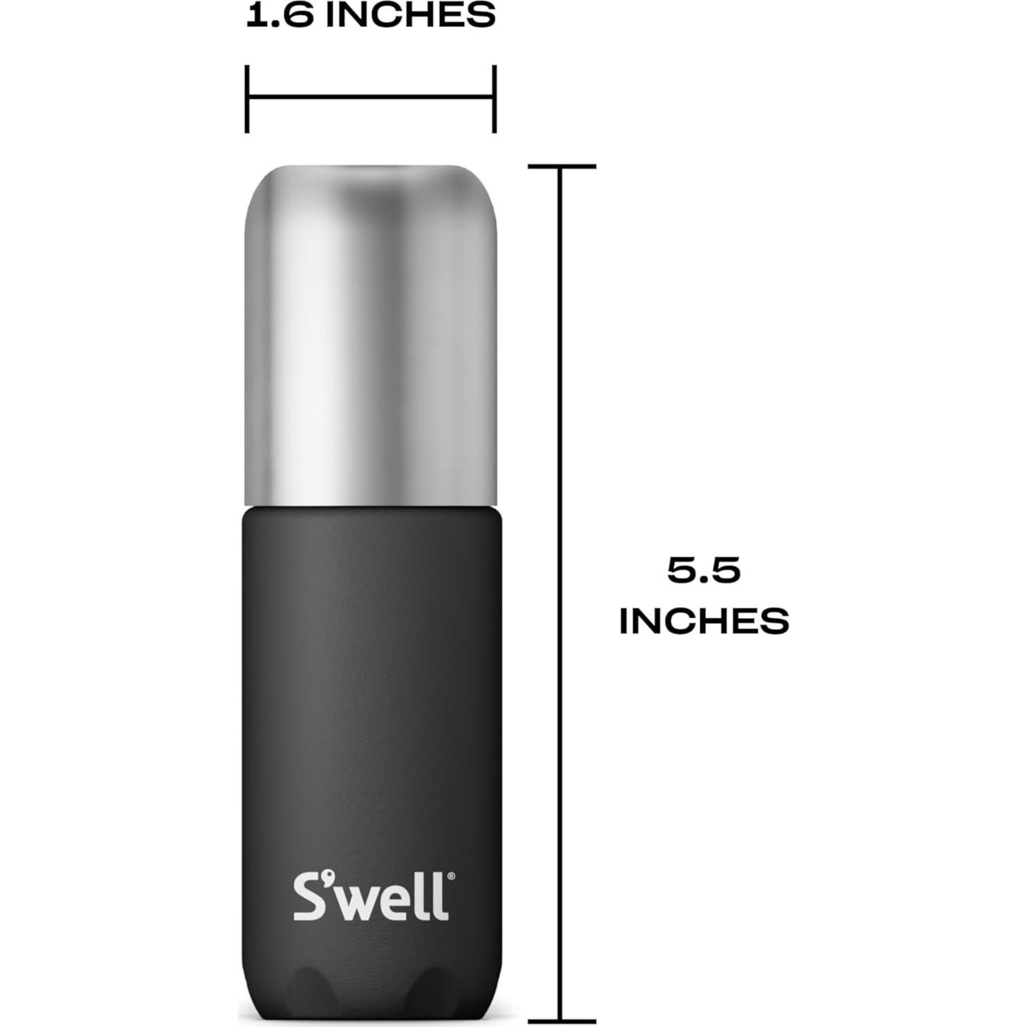 Juego de Botellas de Viaje S'well 100ml - Aluminio a Prueba de Fugas