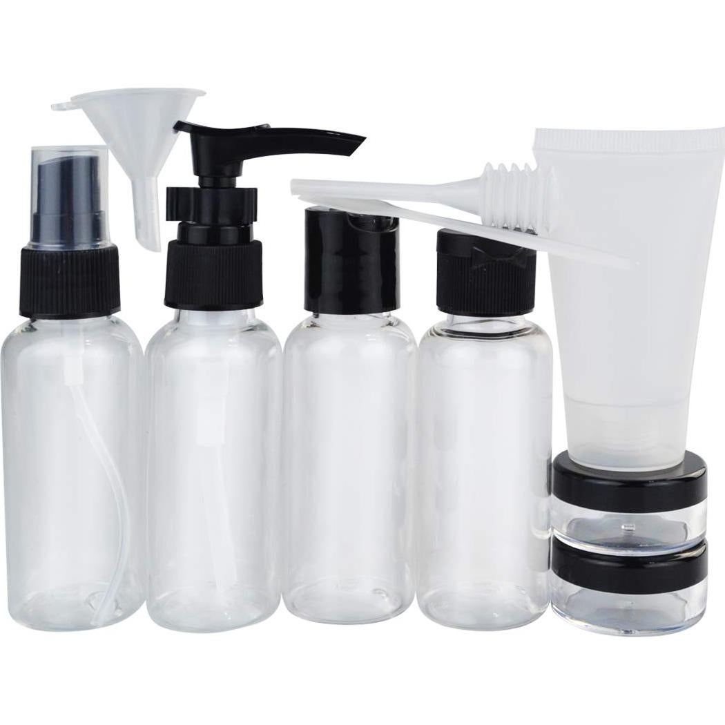 Juego de Botellas de Viaje Wobe con Bolsa Aprobada TSA 20.1x16cm