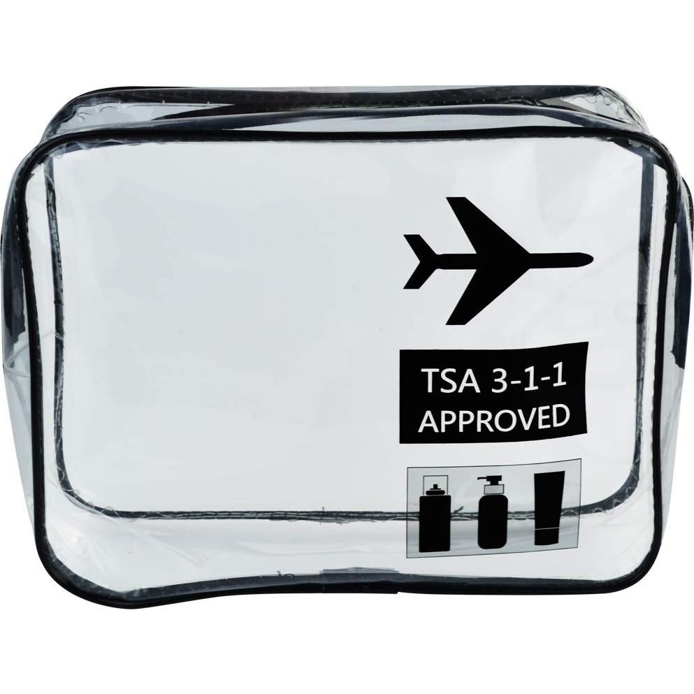 Juego de Botellas de Viaje Wobe con Bolsa Aprobada TSA 20.1x16cm