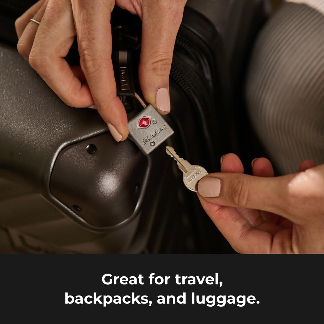 Candados de Equipaje Master Lock 4683Q Aprobados por TSA - Paquete de 4