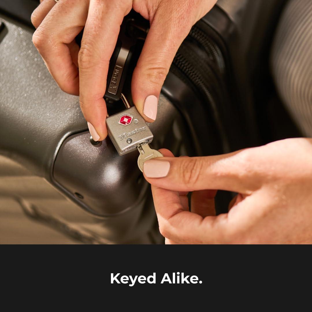 Candados de Equipaje Master Lock 4683Q Aprobados por TSA - Paquete de 4