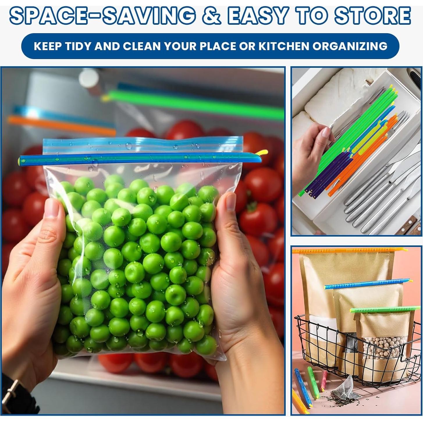 Sellador de Bolsas Reutilizable SUM-UP - 21 Varillas de 5 Tamaños