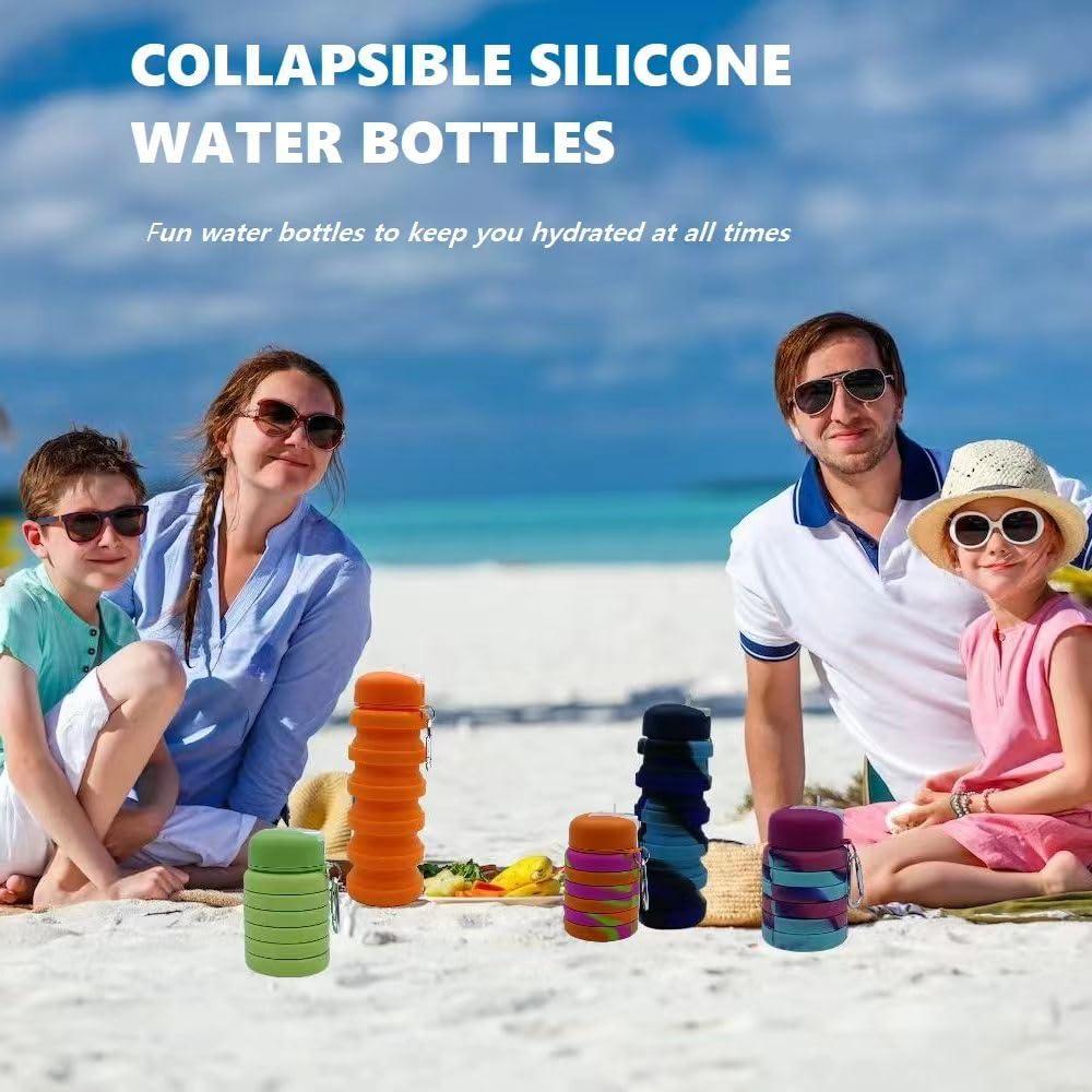 Botellas de Agua Plegables 2 Pack Dontinhu 500ml Camuflaje