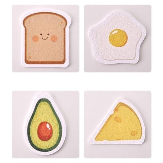 Paquete de 4 Esponjas de Celulosa Ecológicas Hauzian