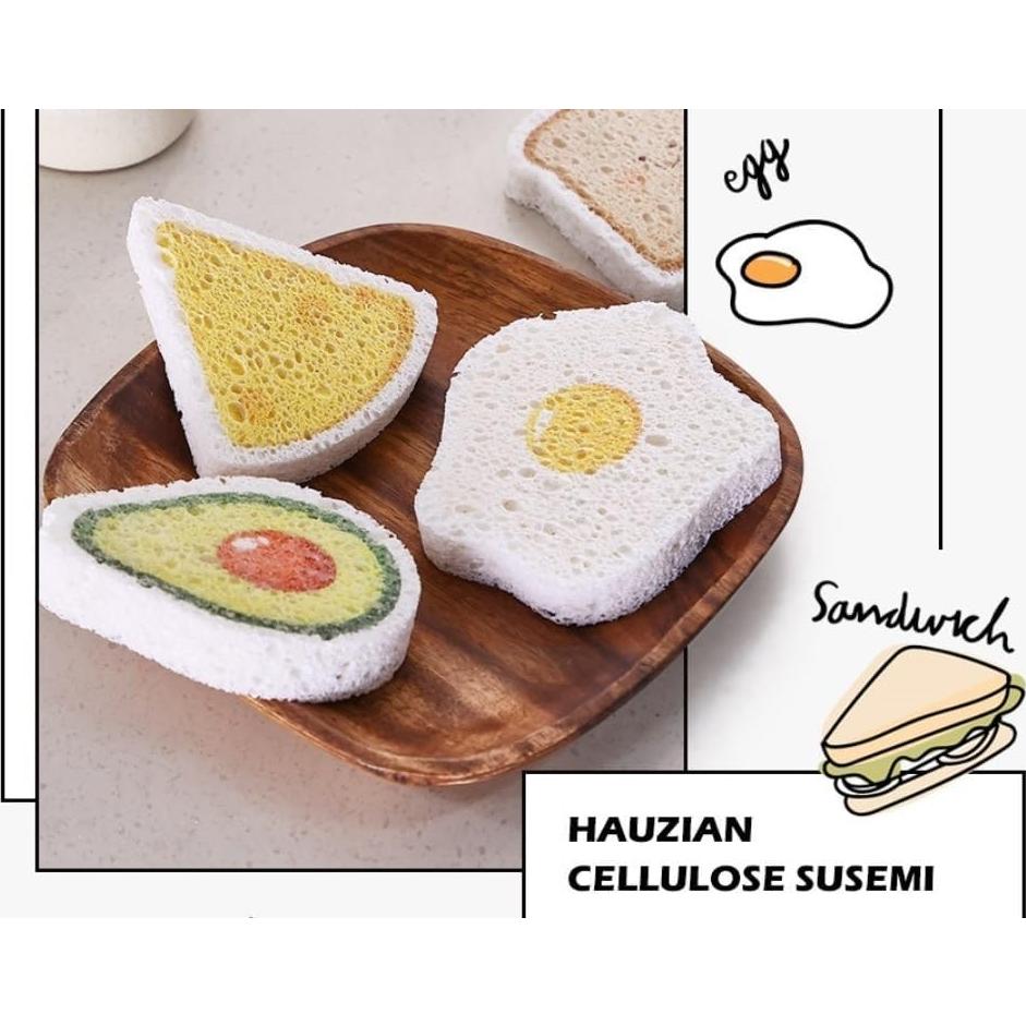 Paquete de 4 Esponjas de Celulosa Ecológicas Hauzian