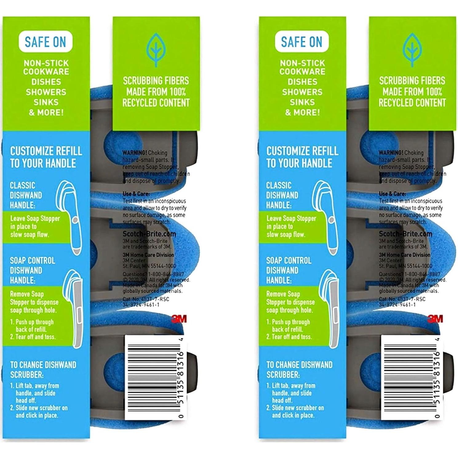 Recargas Scotch-Brite 6 Almohadillas Multiusos Sin Rayones