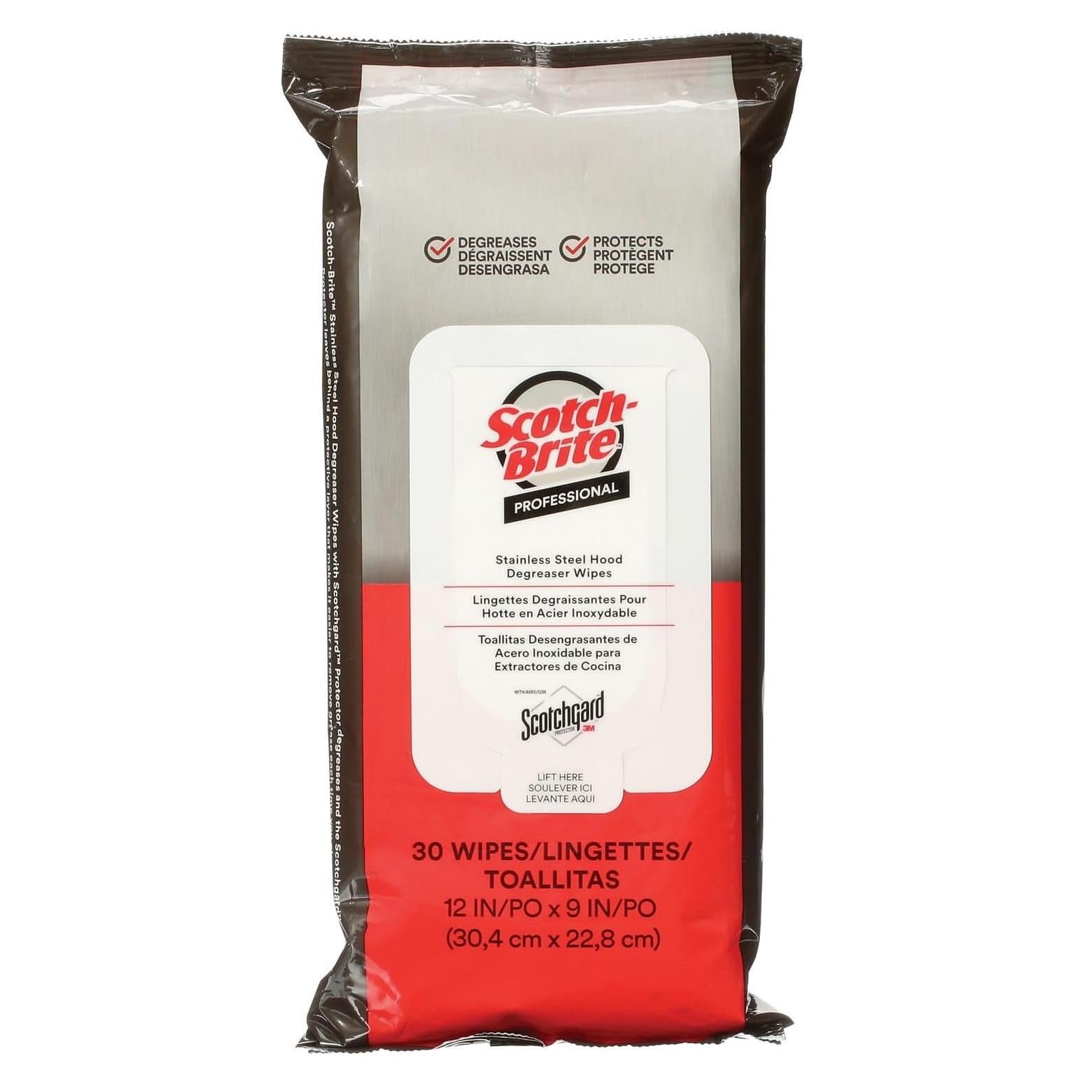 Toallitas Desengrasantes Scotch-Brite 30 Unidades con Protector