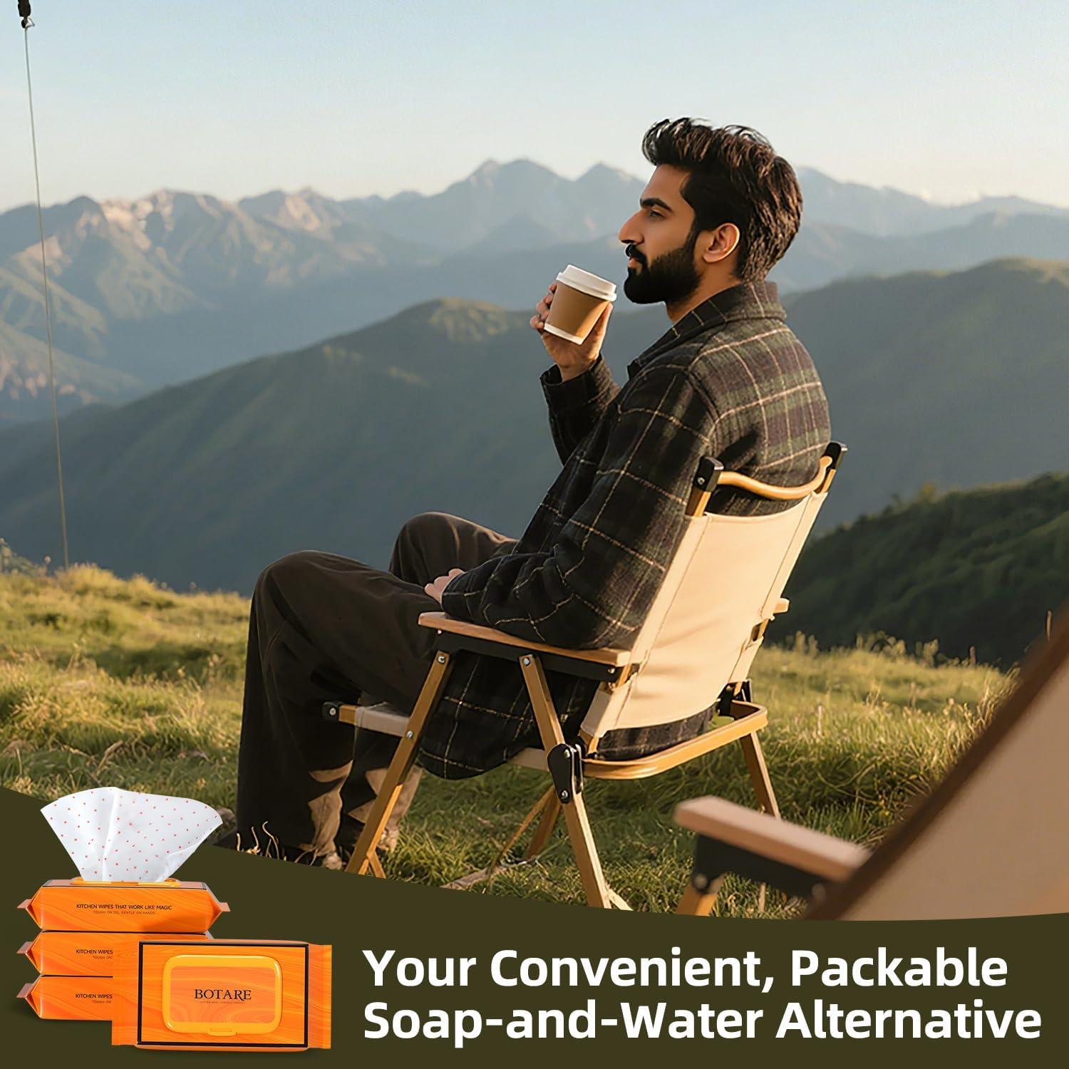 Toallitas Biodegradables para Cocina BOTARE 96 Unidades 18x22.6cm